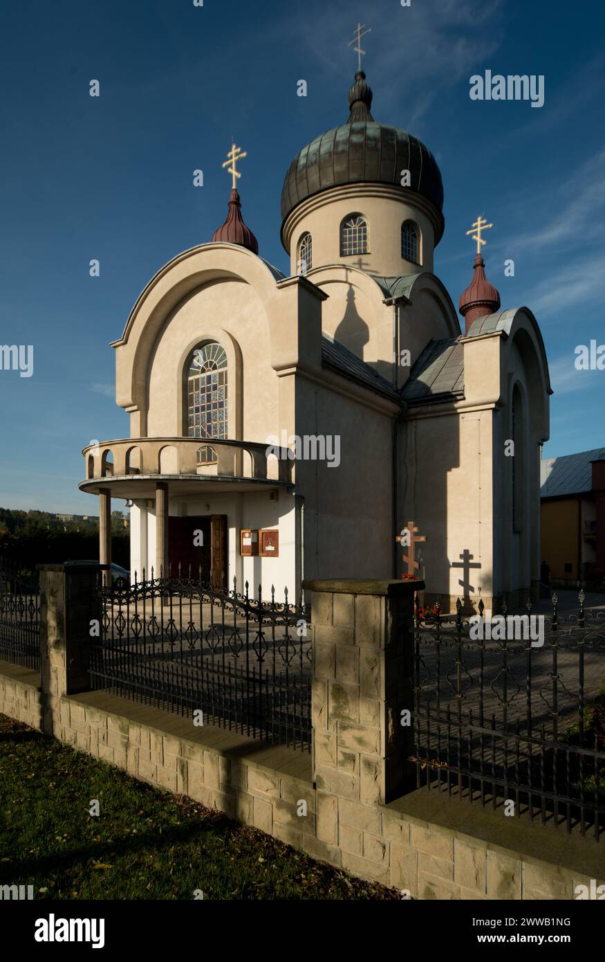 Cattedrale della Santissima Trinità a Gorlice, Chiesa ortodossa, Polonia Foto Stock
