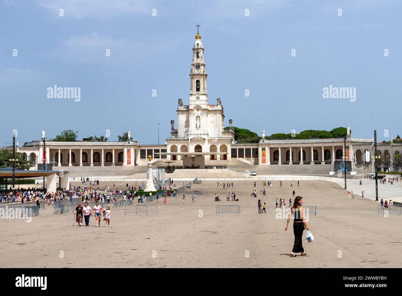 Basilica di nostra Signora del Rosario di Fatima, Portogallo Foto Stock