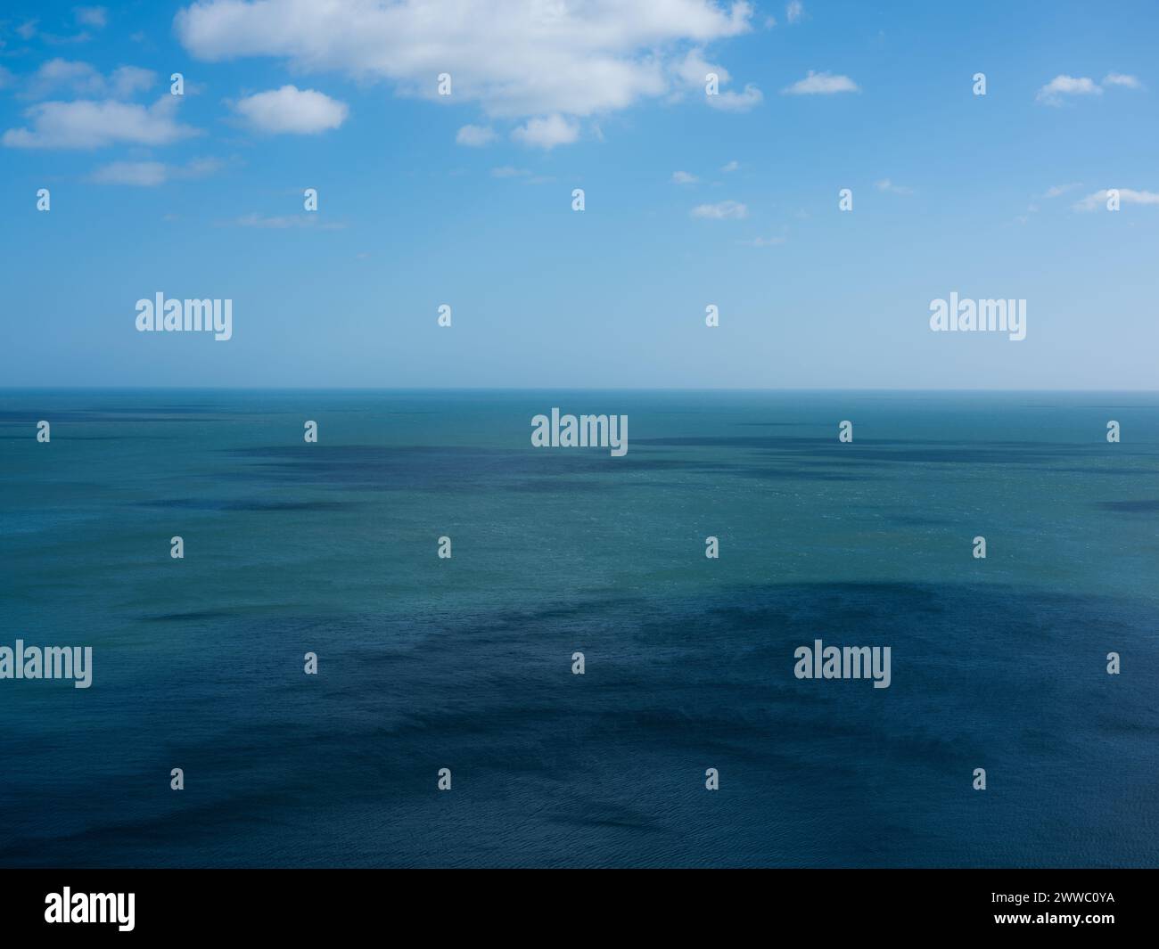 Una vista della baia di Dublino da Killiney Hill, a sud di Dublino, Irlanda. Foto Stock