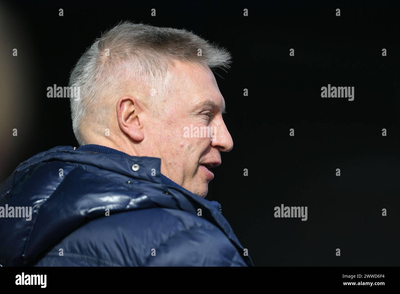 Huddersfield, Inghilterra - 23 marzo 2024 Adam Pearson proprietario di Hull FC. Rugby League Betfred Challenge Cup, Huddersfield Giants vs Hull FC al John Smith's Stadium, Huddersfield, UK Dean Williams Credit: Dean Williams/Alamy Live News Foto Stock