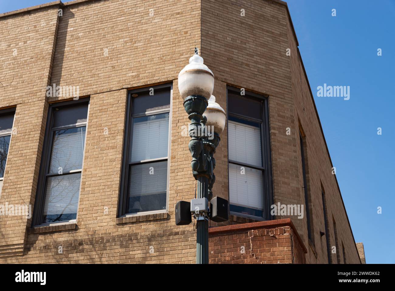 Esterno dell'edificio del centro di Ottawa, Illinois, Stati Uniti. Foto Stock