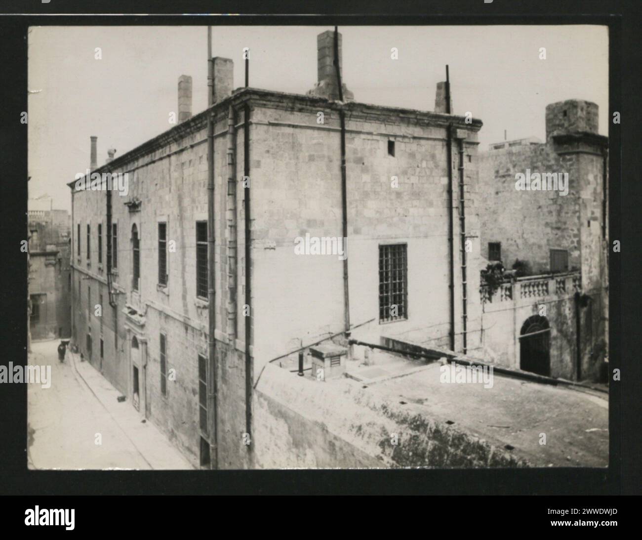 Descrizione: Strada Santa scolastica. Ubicazione: Malta mediterranean, mediterraneanthrough alens Foto Stock