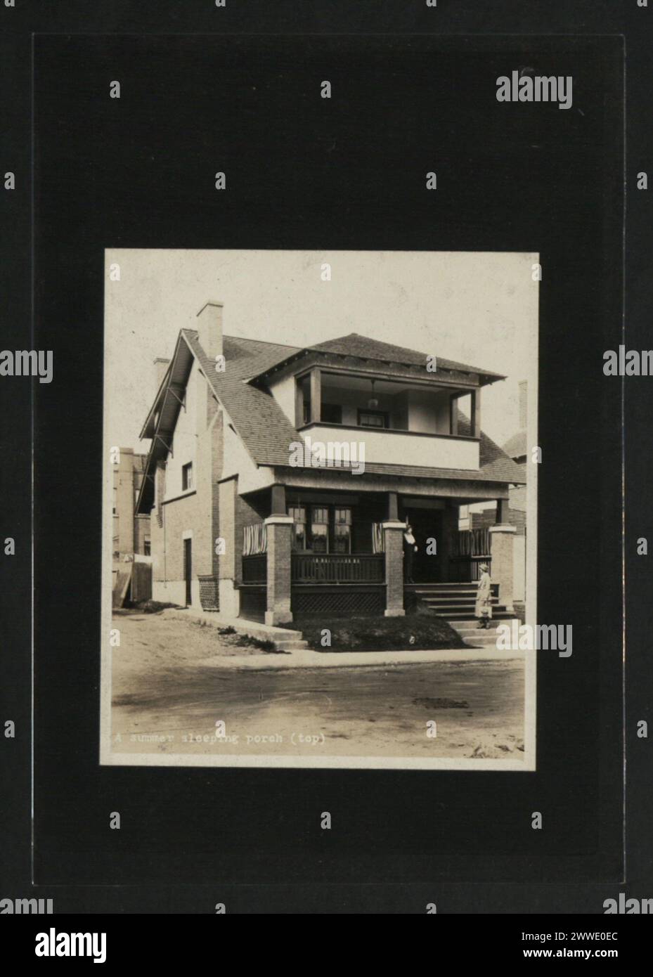 Descrizione: A Summer Sleeping Porch (TOP) posizione: Canada Data: 1920-1929 House, canada, home, interior, decoration, nazionale Foto Stock