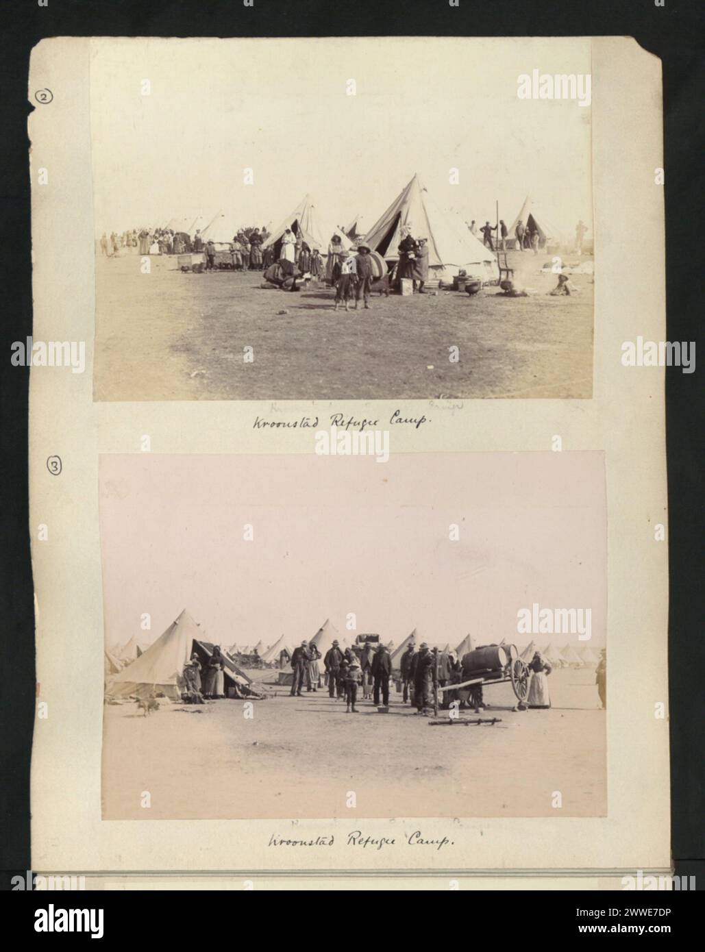 Descrizione: Kroonstad Refugee Camp. Ubicazione: Kroonstad Boerwar, campi di concentramento, africa, kroonstadrefugeecamp Foto Stock