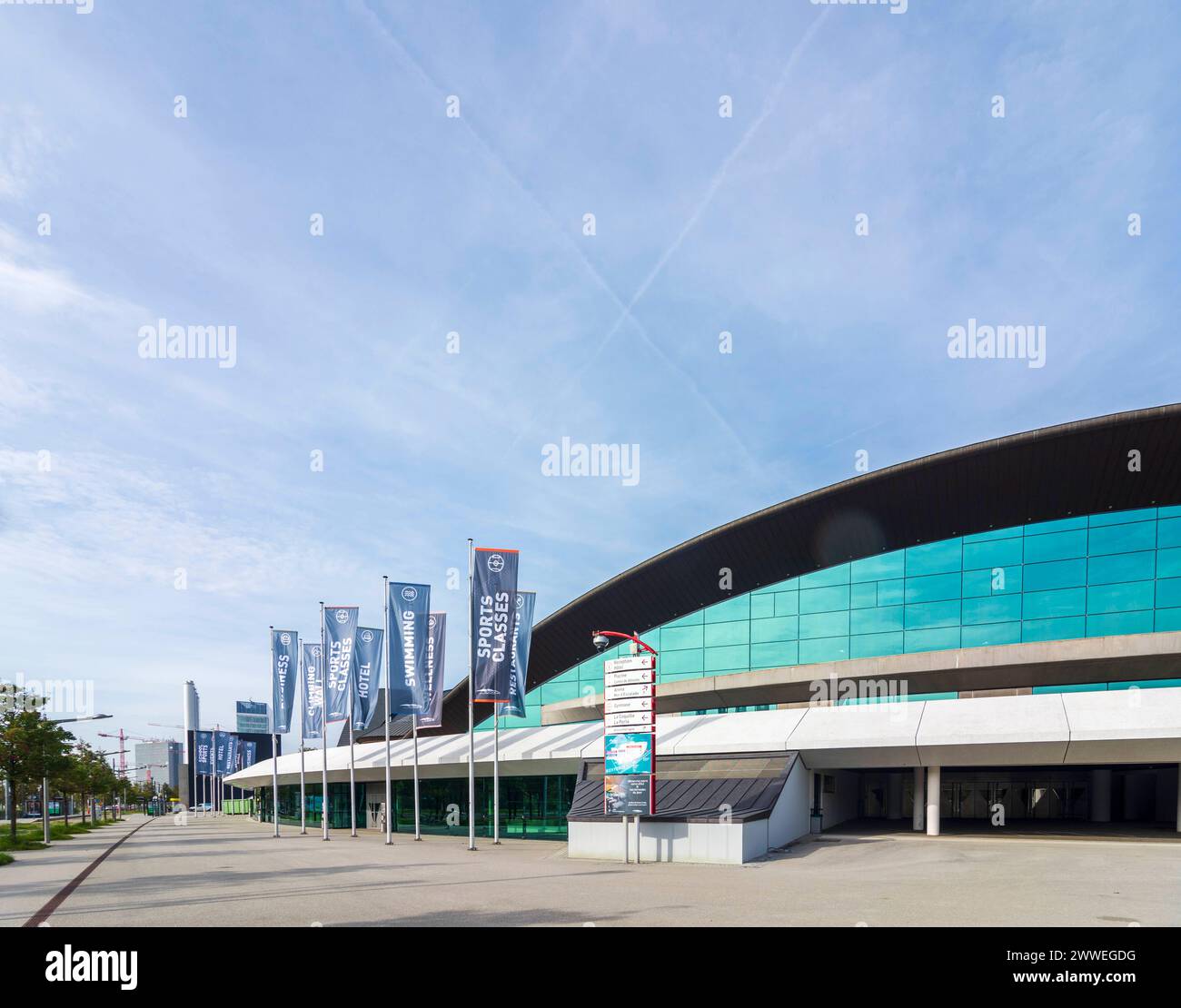 Centre National Sportif et Culturel dCoque National Sports and Culture Centre d Coque Luxembourg City Luxemburg, LÃt Luxembourg Luxembourg Foto Stock