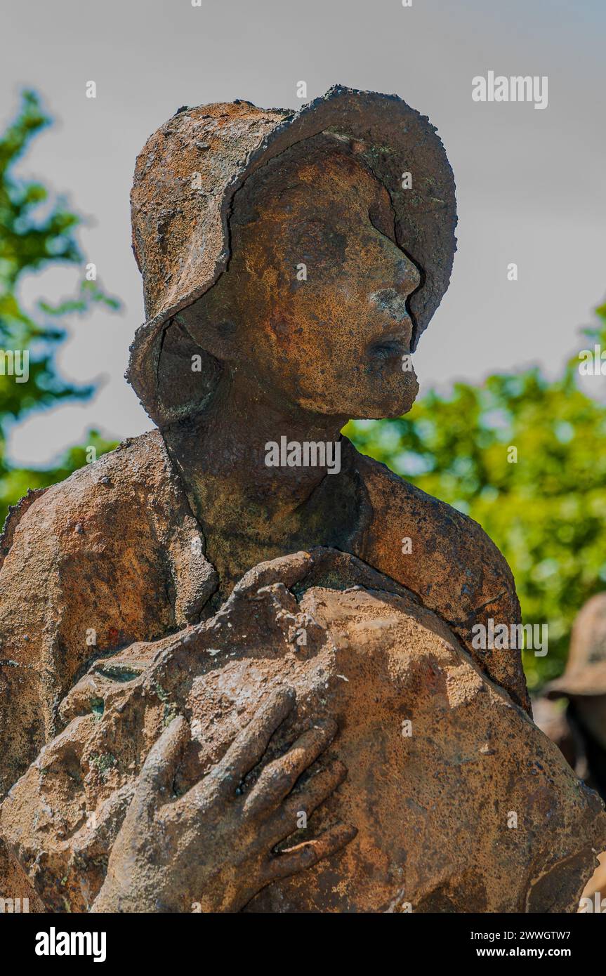 Dublino, la capitale della Repubblica d'Irlanda, si trova sulla costa orientale dell'Irlanda, alla foce del fiume Liffey. Foto Stock