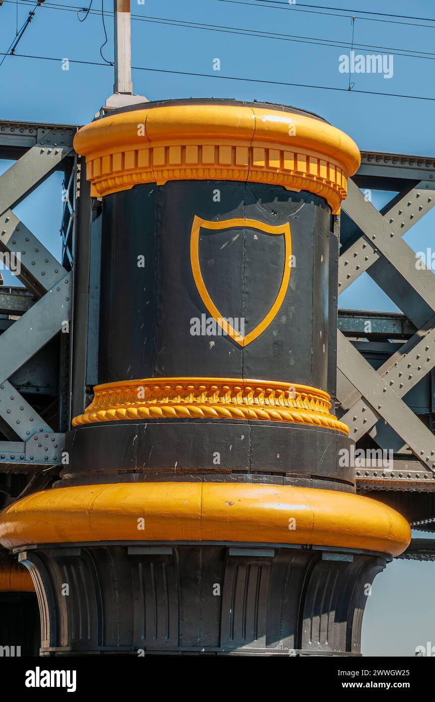 Dublino, la capitale della Repubblica d'Irlanda, si trova sulla costa orientale dell'Irlanda, alla foce del fiume Liffey. Foto Stock