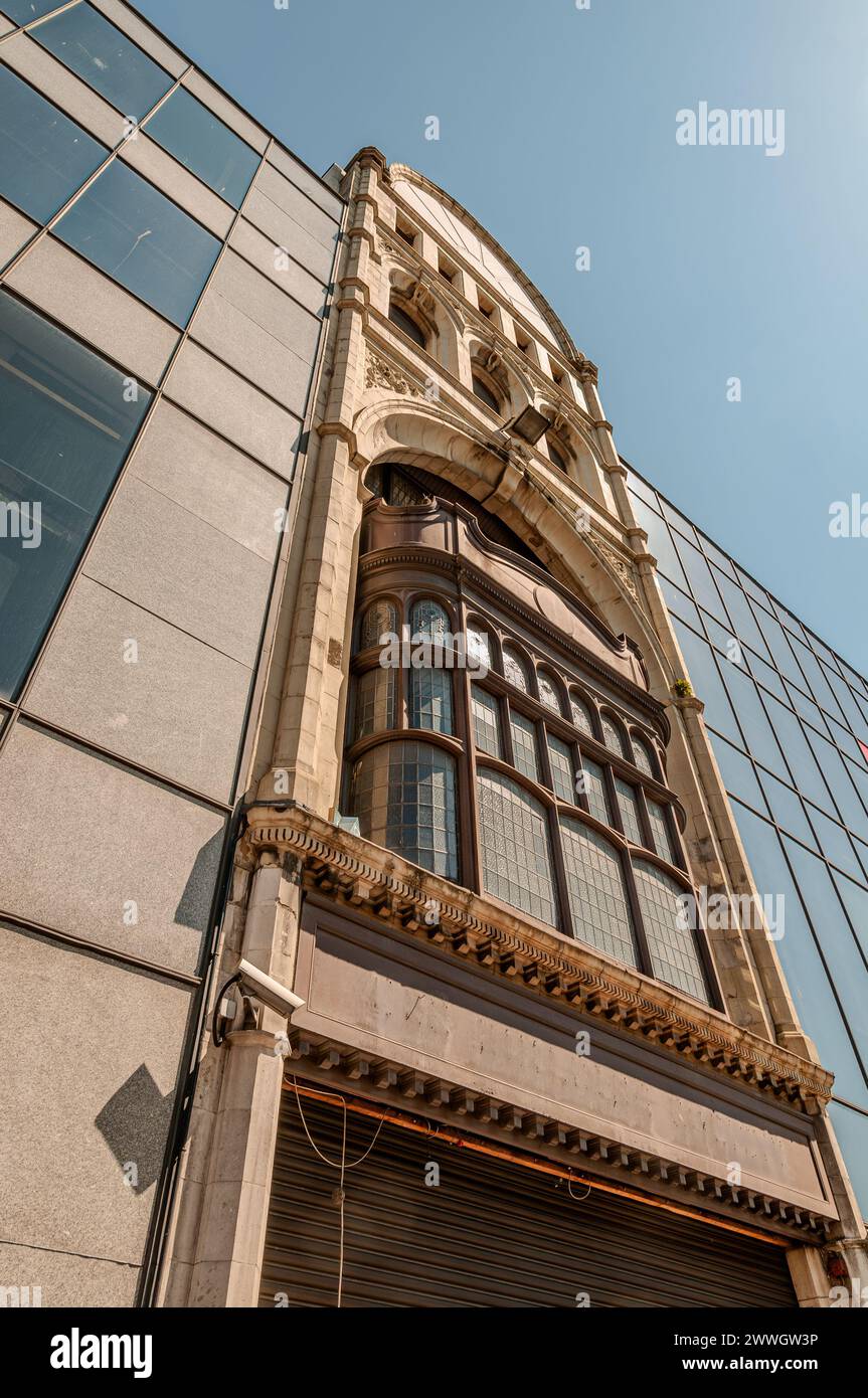 Dublino, la capitale della Repubblica d'Irlanda, si trova sulla costa orientale dell'Irlanda, alla foce del fiume Liffey. Foto Stock