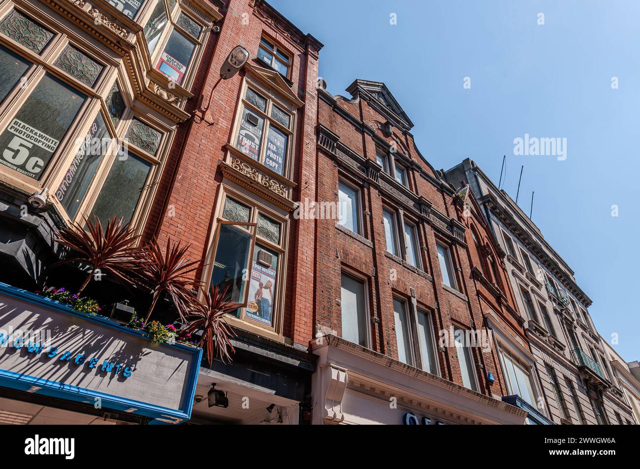 Dublino, la capitale della Repubblica d'Irlanda, si trova sulla costa orientale dell'Irlanda, alla foce del fiume Liffey. Foto Stock