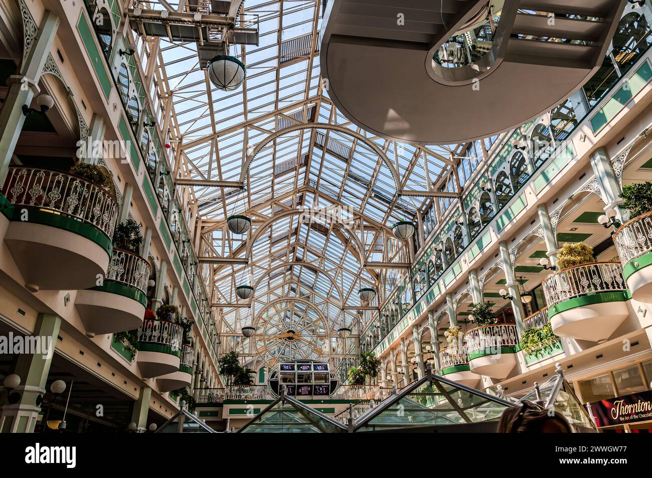 Dublino, la capitale della Repubblica d'Irlanda, si trova sulla costa orientale dell'Irlanda, alla foce del fiume Liffey. Foto Stock