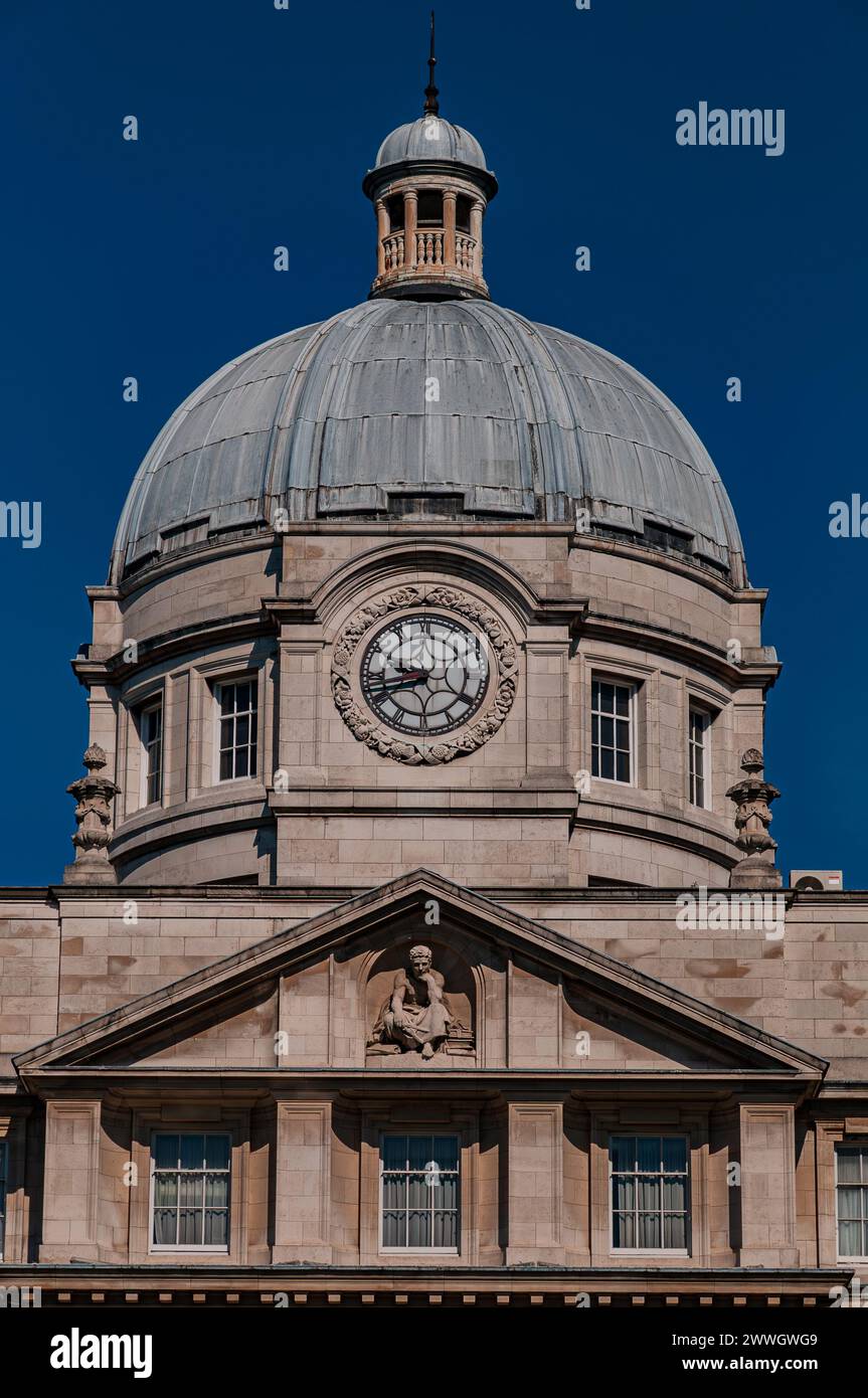 Dublino, la capitale della Repubblica d'Irlanda, si trova sulla costa orientale dell'Irlanda, alla foce del fiume Liffey. Foto Stock