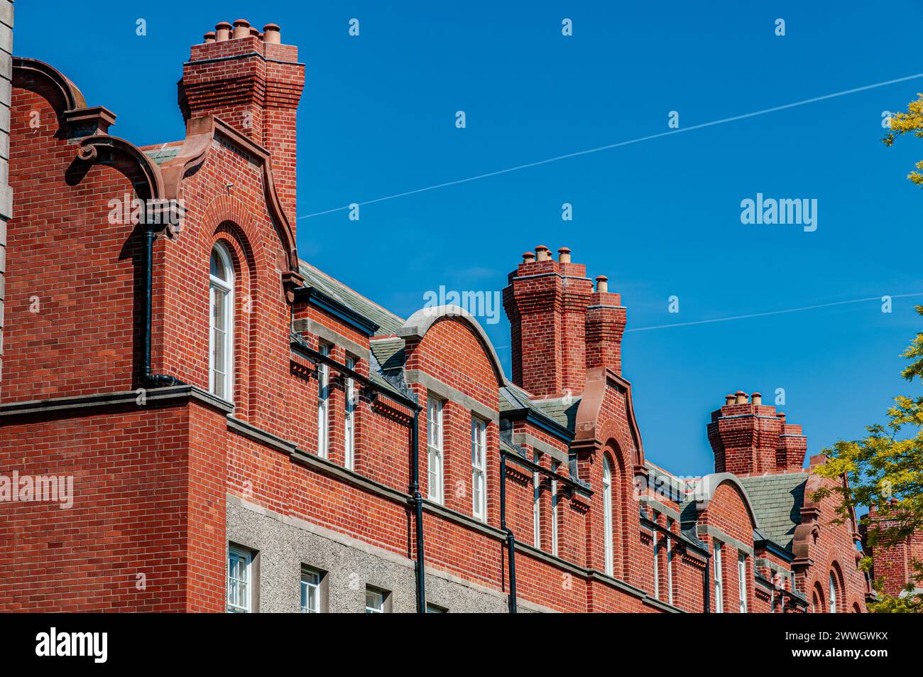 Dublino, la capitale della Repubblica d'Irlanda, si trova sulla costa orientale dell'Irlanda, alla foce del fiume Liffey. Foto Stock