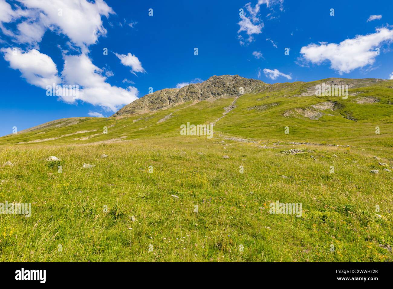 Col d Arsine, le Casset, Massif des Ecrins, Francia Foto Stock