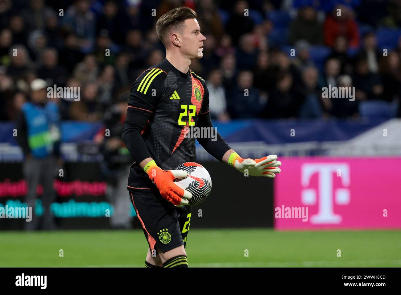 Il portiere tedesco Marc-Andre ter Stegen durante l'amichevole internazionale di calcio tra Francia e Germania del 23 marzo 2024 allo stadio Groupama di Decines-Charpieu vicino a Lione, Francia - foto Jean Catuffe / DPPI Foto Stock