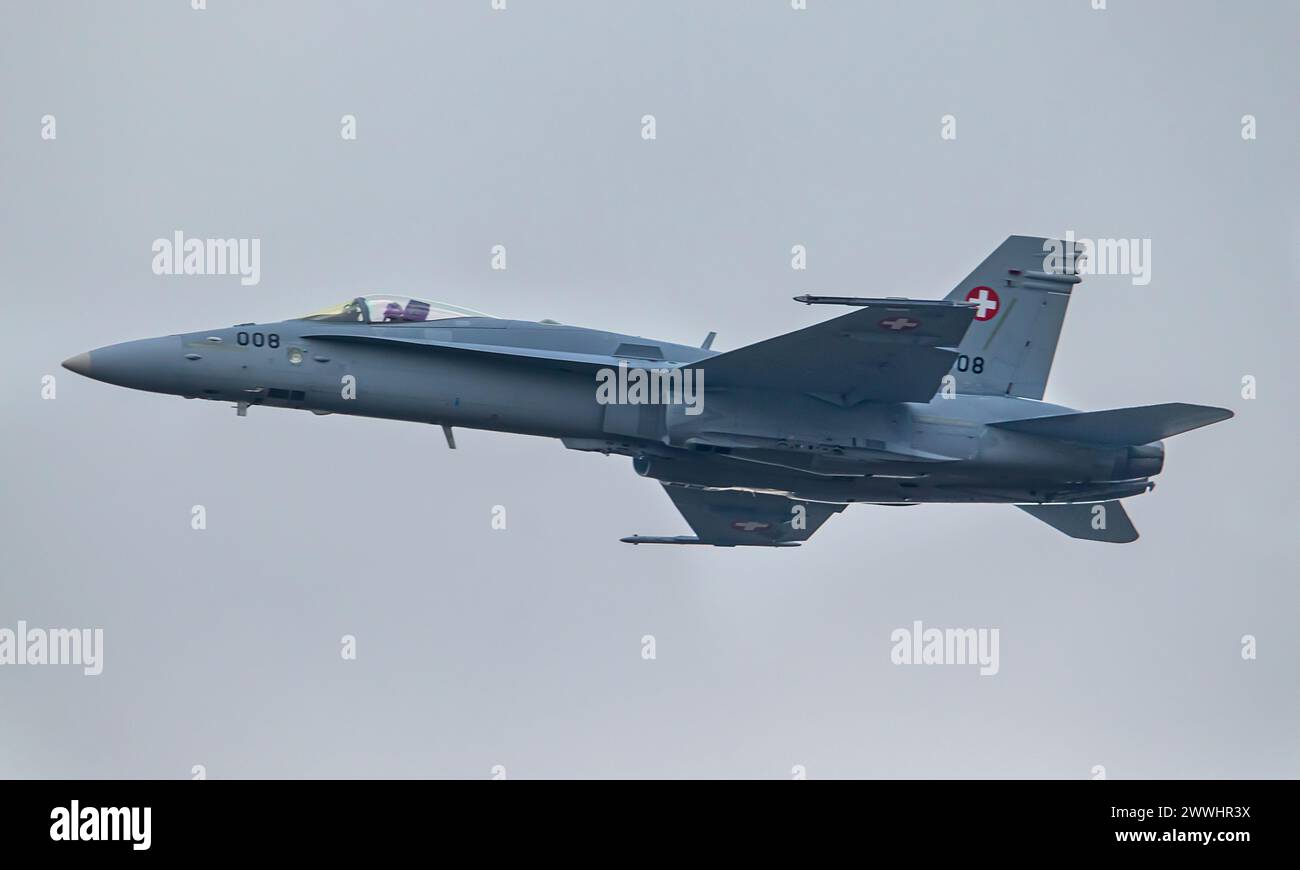 F18 Hornet al Sanicole International Airshow Foto Stock