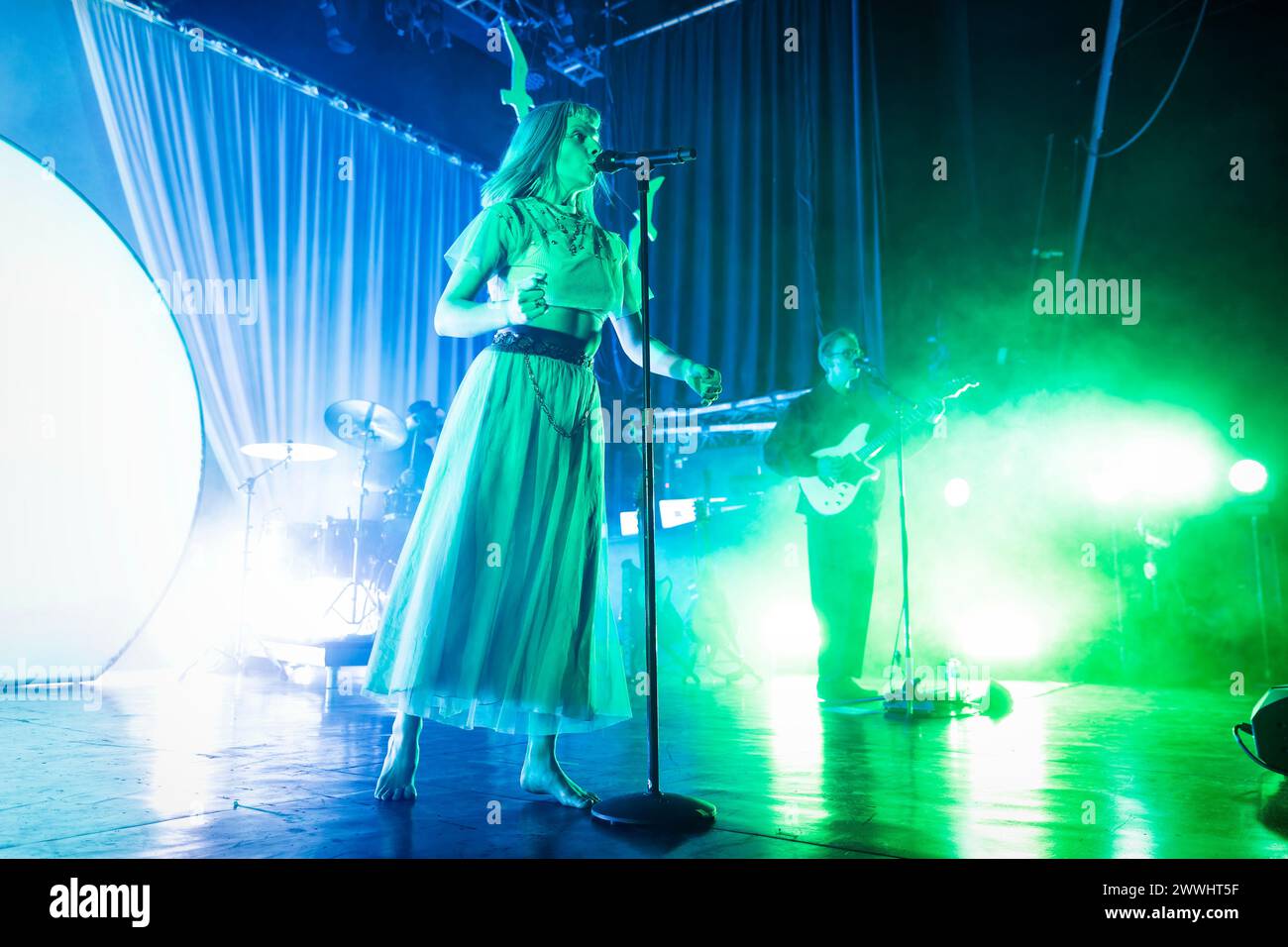 Oslo, Norvegia. 22 marzo 2024. La cantante e cantautrice norvegese Aurora esegue un concerto dal vivo al Sentrum Scene di Oslo. (Foto: Gonzales Photo - Terje Dokken). Foto Stock