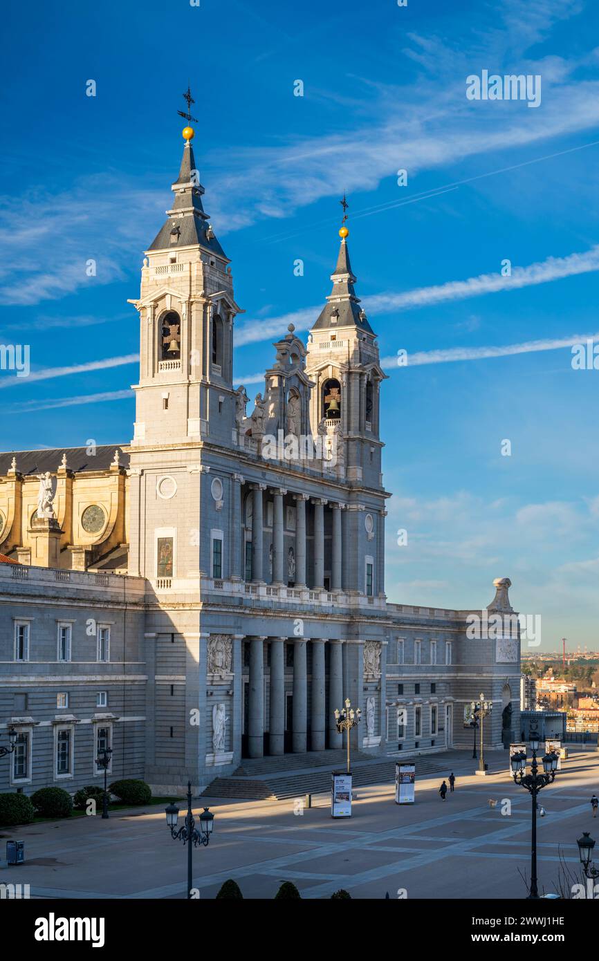 Cattedrale di Almudena, Madrid, Spagna Foto Stock
