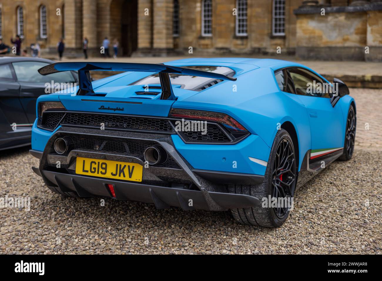 2019 Lamborghini Huracán LP 640-4 Performante, in mostra al Salone Privé Concours d’Elégance tenutosi al Blenheim Palace. Foto Stock