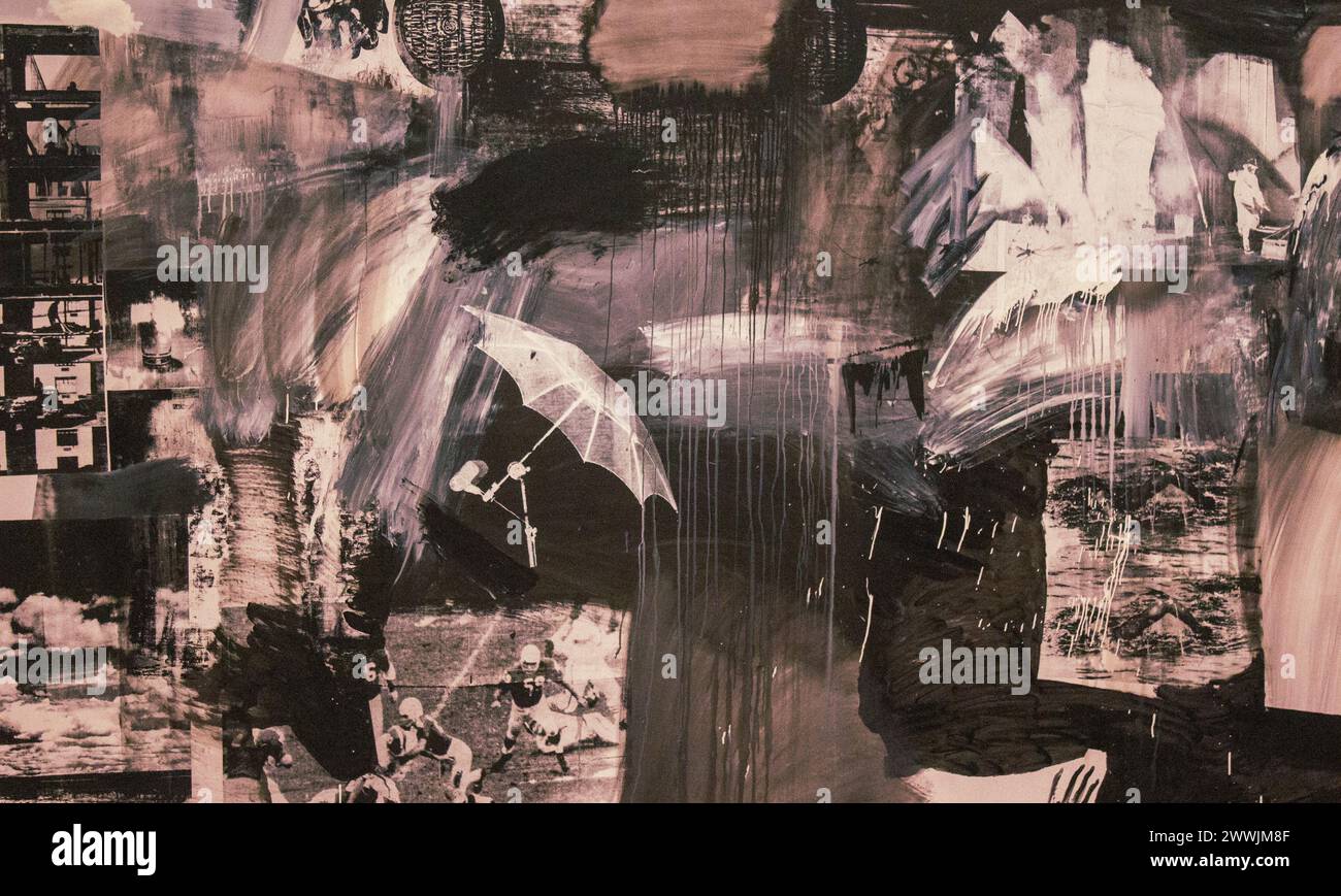 Estratto da Columbines di Robert Rauschenberg Foto Stock