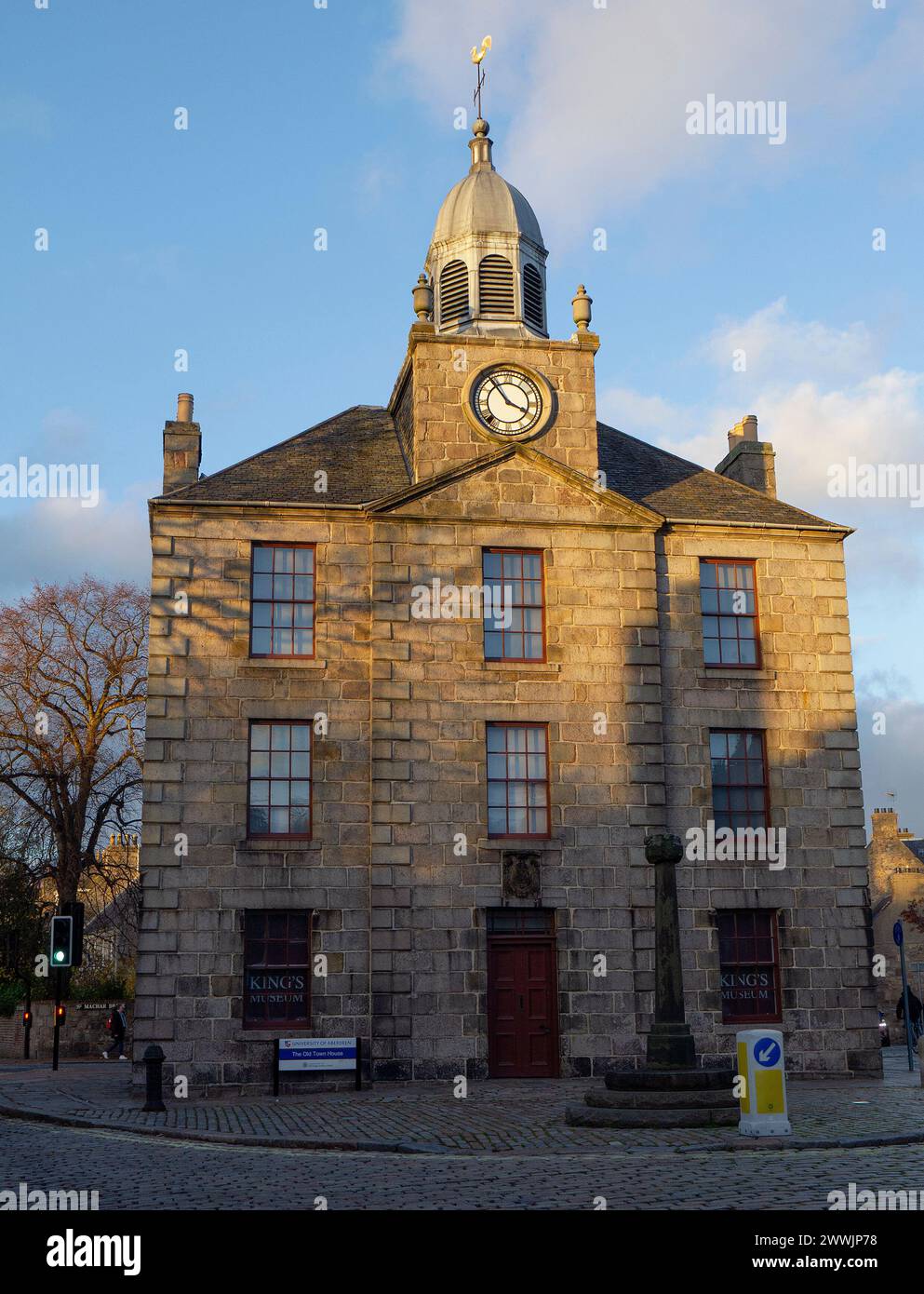 Old Town House (ora sede del King's Museum), High Street, University of Aberdeen Old Aberdeen Campus, Old Aberdeen, Aberdeen, Scozia, Regno Unito Foto Stock