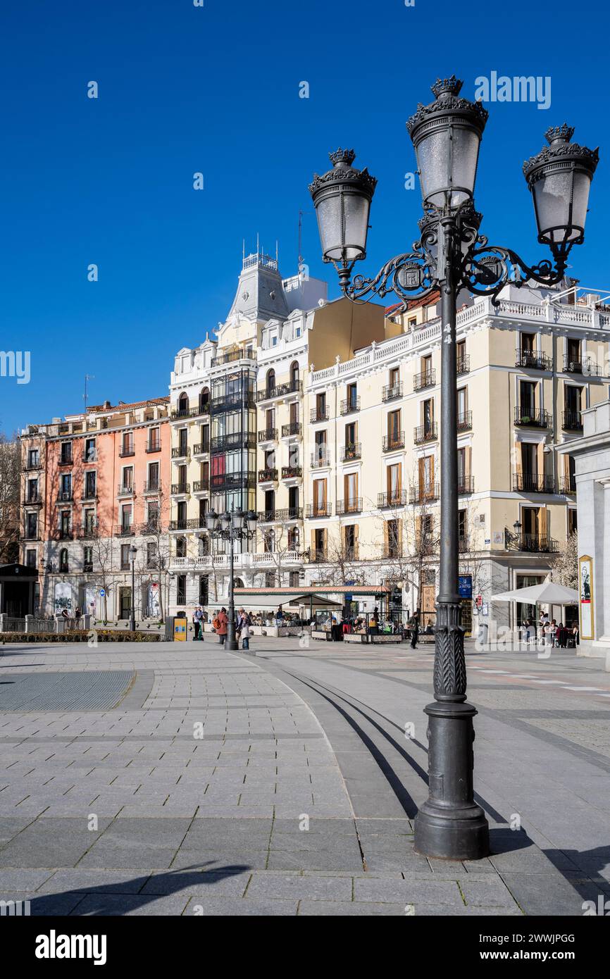 Plaza de Oriente, Madrid, Spagna Foto Stock