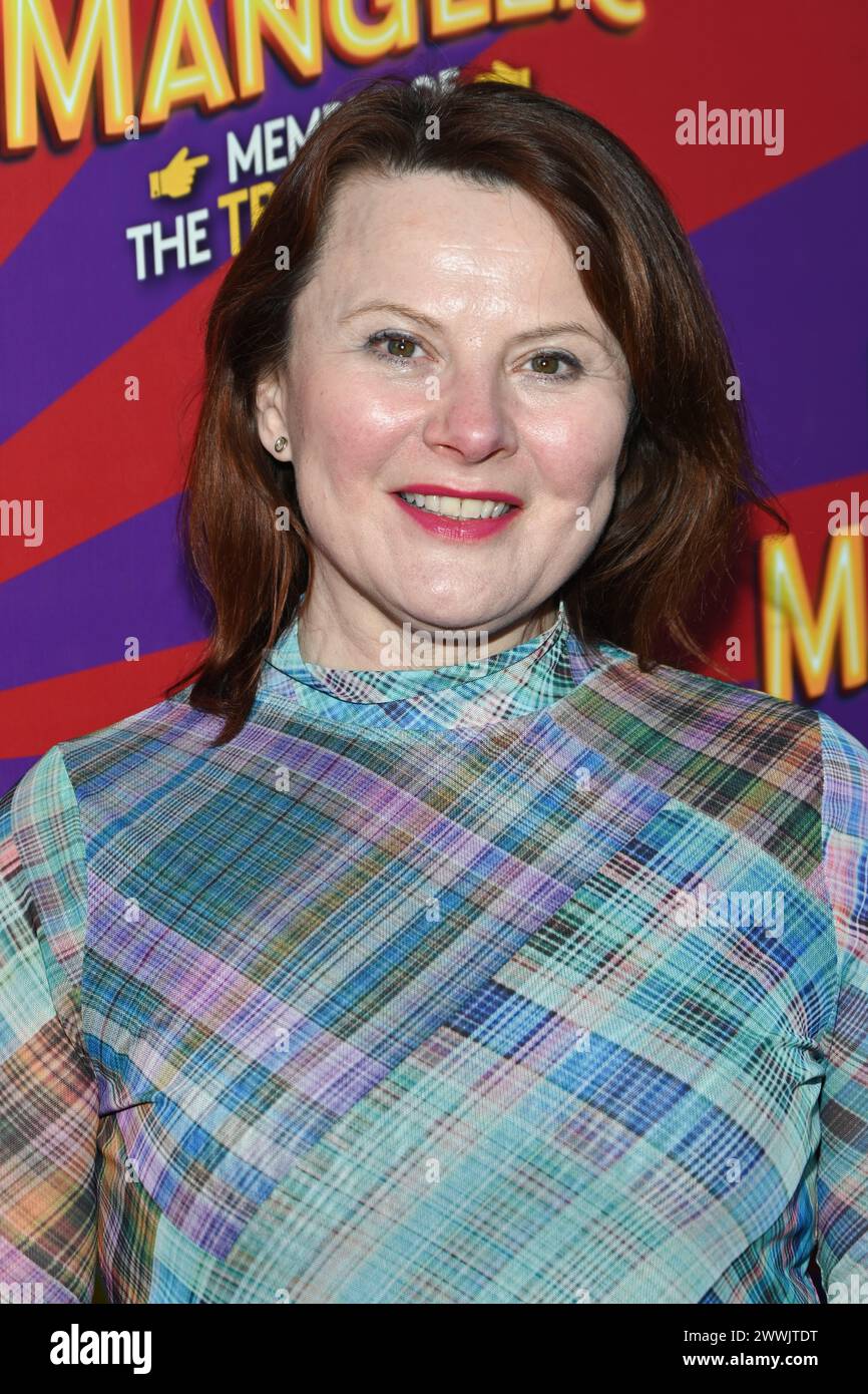 Londra, Regno Unito. 24 marzo 2024. Monica Dolan partecipa A Uno spettacolo di gala di Mind Mangler: Member of the Tragic Circle all'Apollo Theatre, Londra, Regno Unito. Credito: Vedi li/Picture Capital/Alamy Live News Foto Stock