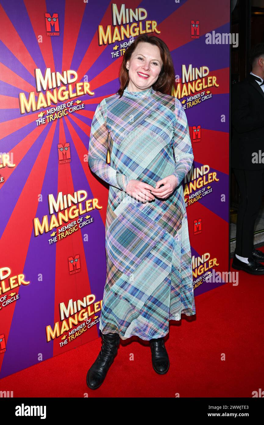 Londra, Regno Unito. 24 marzo 2024. Monica Dolan partecipa A Uno spettacolo di gala di Mind Mangler: Member of the Tragic Circle all'Apollo Theatre, Londra, Regno Unito. Credito: Vedi li/Picture Capital/Alamy Live News Foto Stock