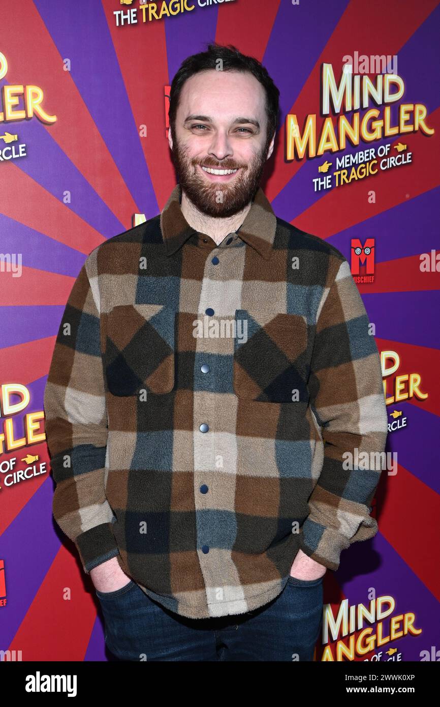 Londra, Regno Unito. 24 marzo 2024. A Gala Performance of Mind Mangler: Member of the Tragic Circle all'Apollo Theatre, Londra, Regno Unito. Credito: Vedi li/Picture Capital/Alamy Live News Foto Stock