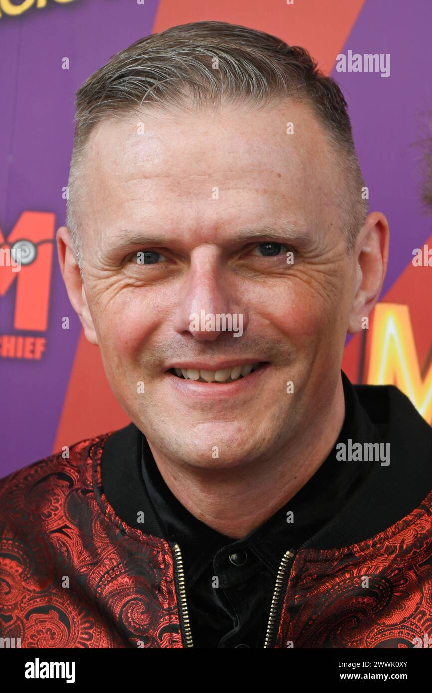 Londra, Regno Unito. 24 marzo 2024. Chris Leask partecipa all'esibizione di gala di Mind Mangler: Member of the Tragic Circle all'Apollo Theatre, Londra, Regno Unito. Credito: Vedi li/Picture Capital/Alamy Live News Foto Stock