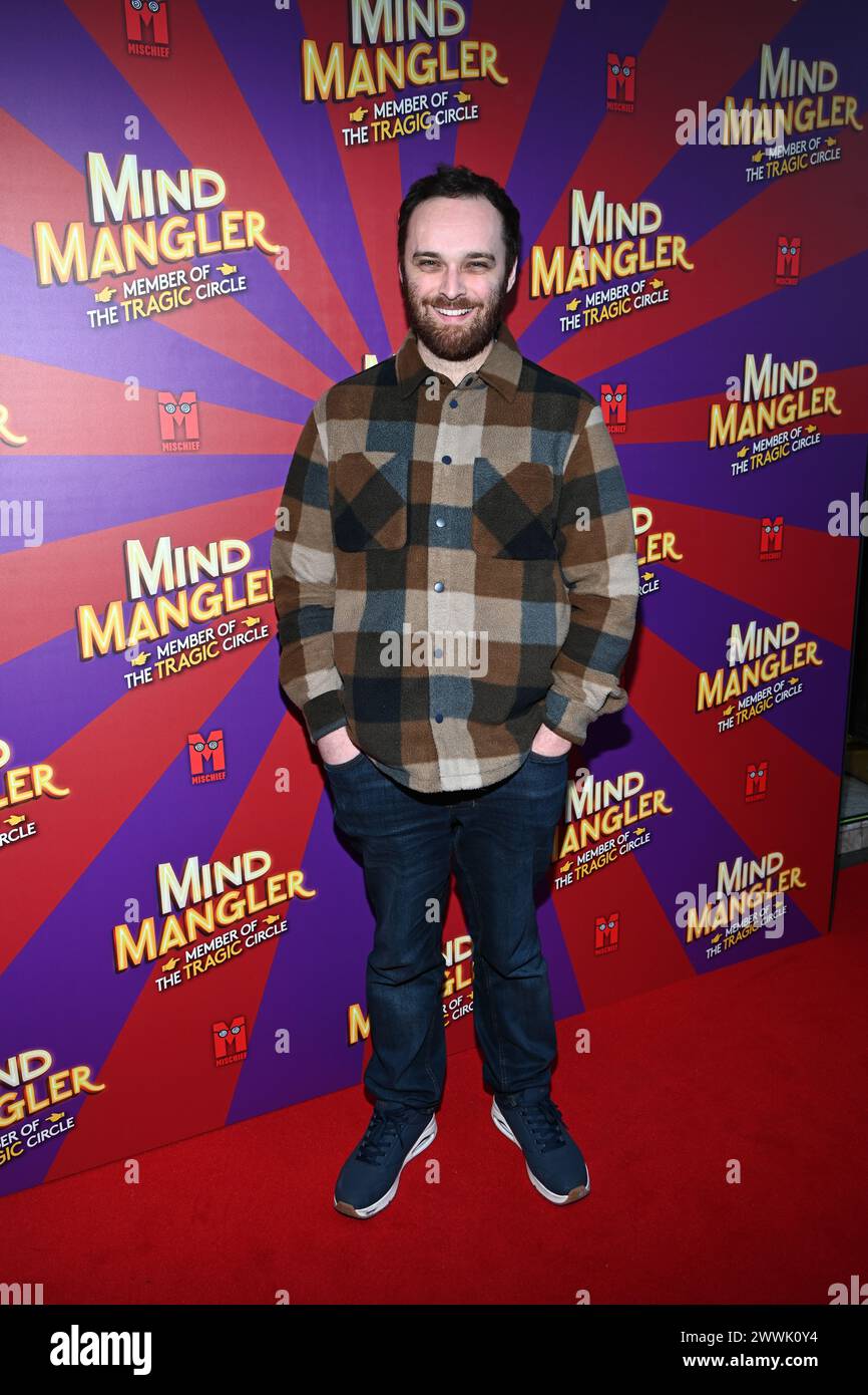Londra, Regno Unito. 24 marzo 2024. A Gala Performance of Mind Mangler: Member of the Tragic Circle all'Apollo Theatre, Londra, Regno Unito. Credito: Vedi li/Picture Capital/Alamy Live News Foto Stock