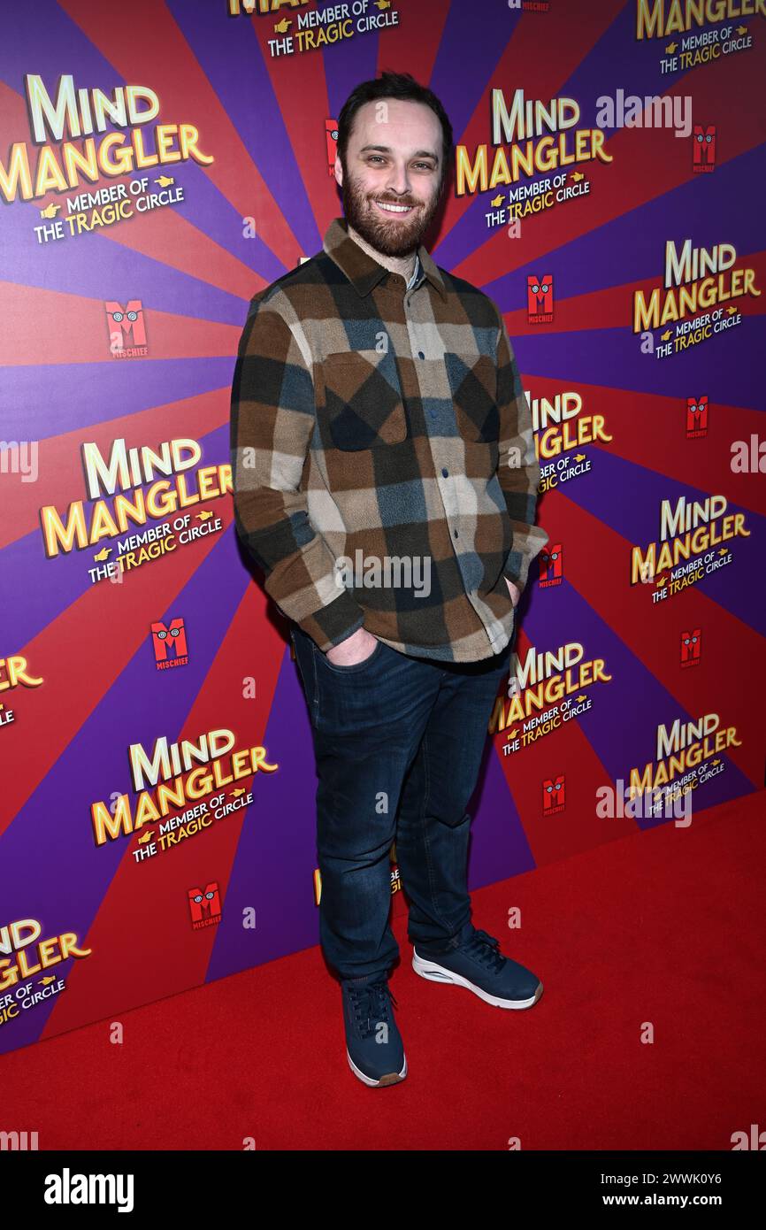 Londra, Regno Unito. 24 marzo 2024. A Gala Performance of Mind Mangler: Member of the Tragic Circle all'Apollo Theatre, Londra, Regno Unito. Credito: Vedi li/Picture Capital/Alamy Live News Foto Stock