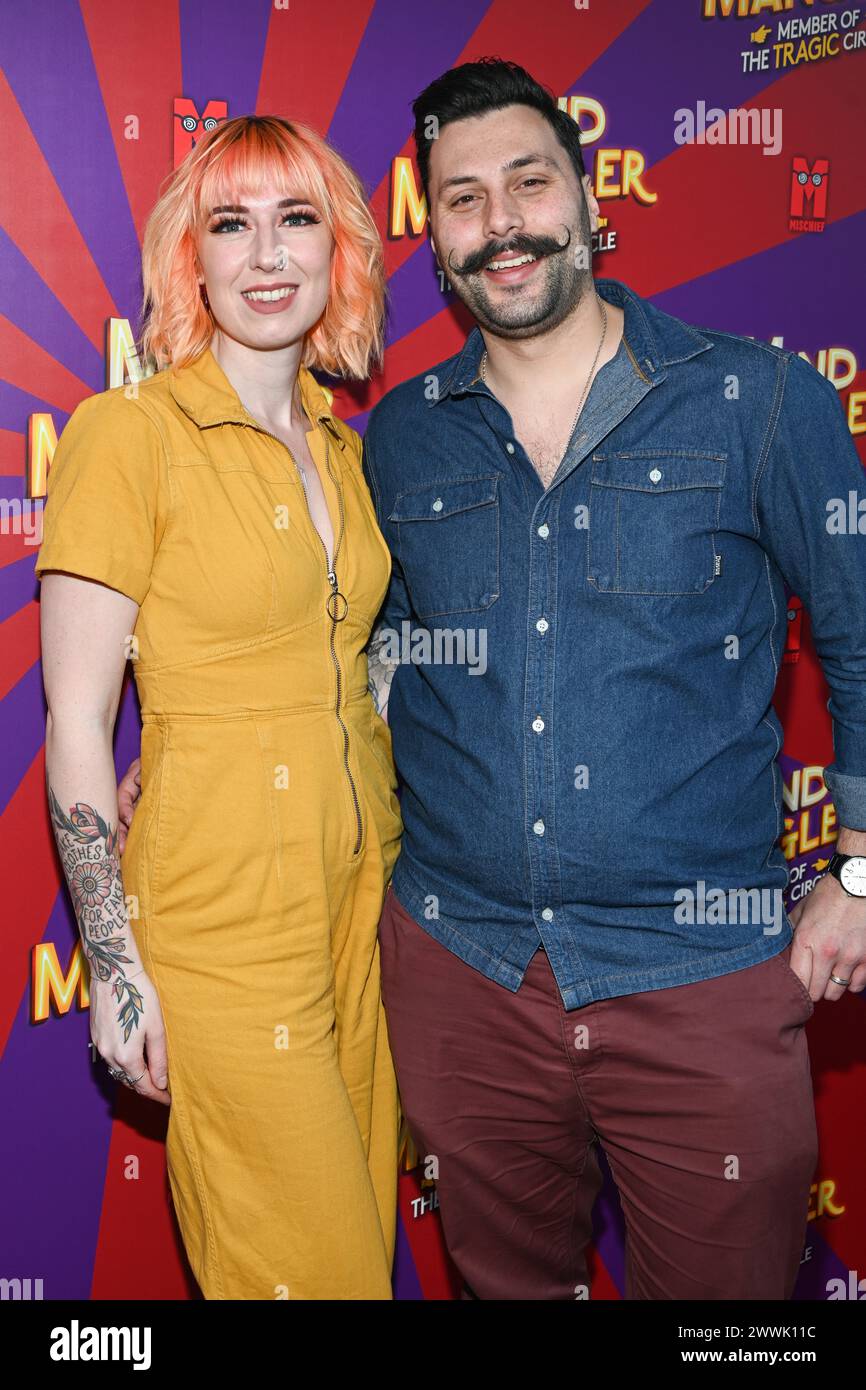 Londra, Regno Unito. 24 marzo 2024. A Gala Performance of Mind Mangler: Member of the Tragic Circle all'Apollo Theatre, Londra, Regno Unito. Credito: Vedi li/Picture Capital/Alamy Live News Foto Stock