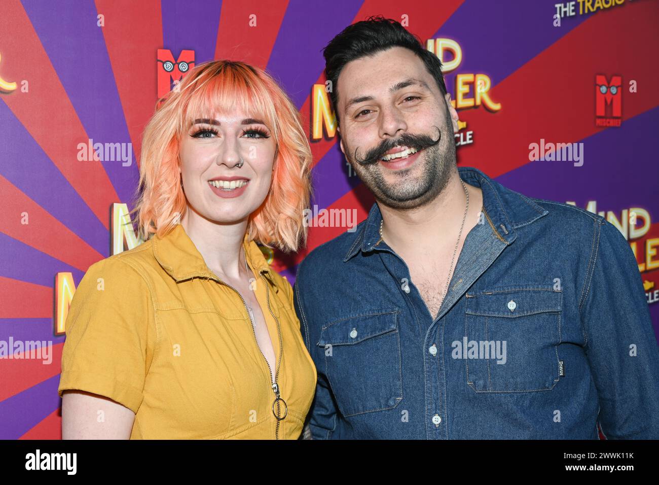 Londra, Regno Unito. 24 marzo 2024. A Gala Performance of Mind Mangler: Member of the Tragic Circle all'Apollo Theatre, Londra, Regno Unito. Credito: Vedi li/Picture Capital/Alamy Live News Foto Stock