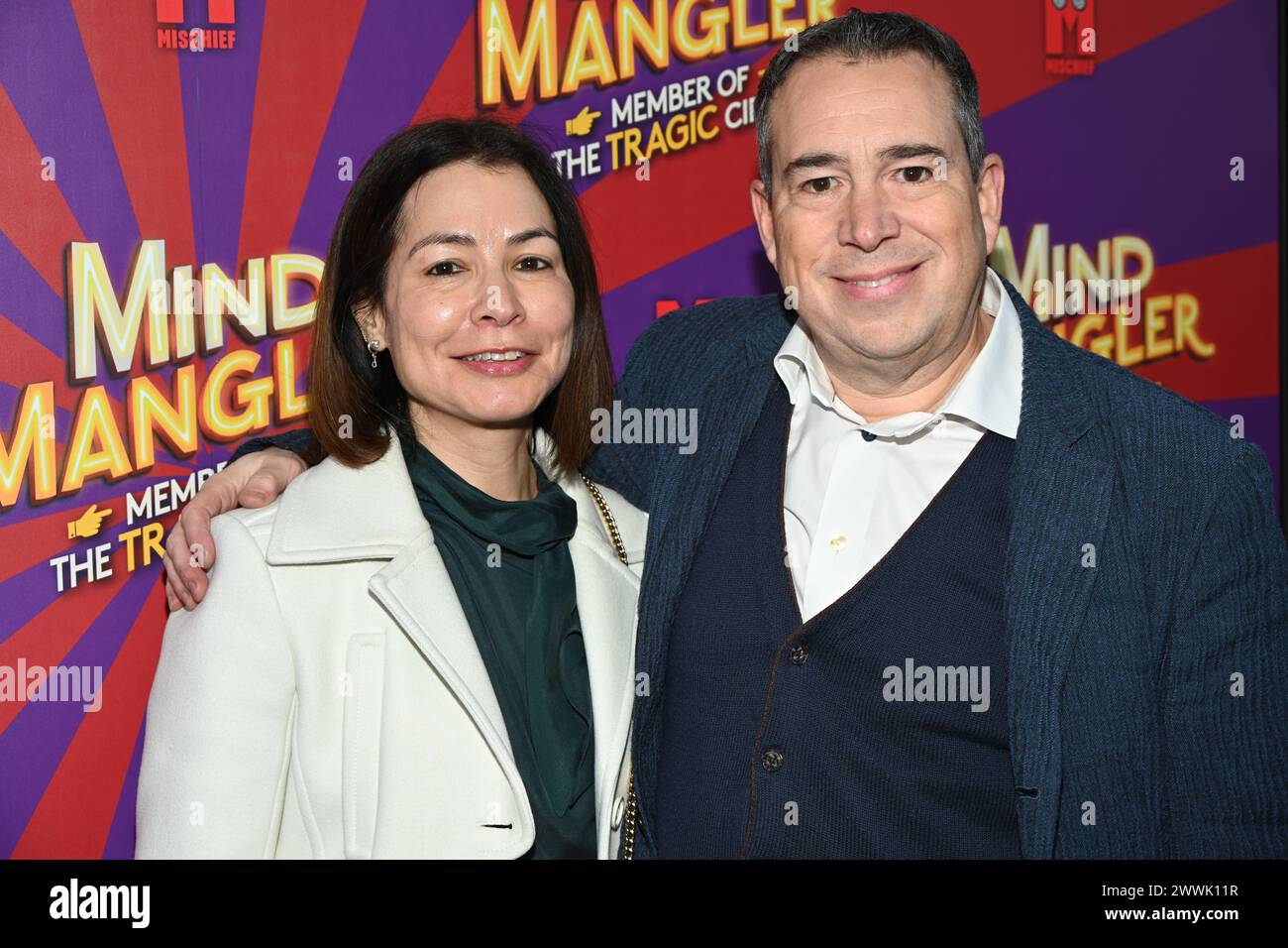 Londra, Regno Unito. 24 marzo 2024. A Gala Performance of Mind Mangler: Member of the Tragic Circle all'Apollo Theatre, Londra, Regno Unito. Credito: Vedi li/Picture Capital/Alamy Live News Foto Stock