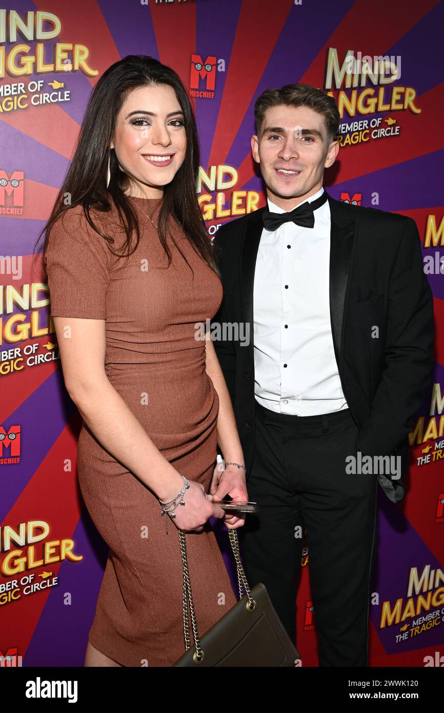 Londra, Regno Unito. 24 marzo 2024. A Gala Performance of Mind Mangler: Member of the Tragic Circle all'Apollo Theatre, Londra, Regno Unito. Credito: Vedi li/Picture Capital/Alamy Live News Foto Stock