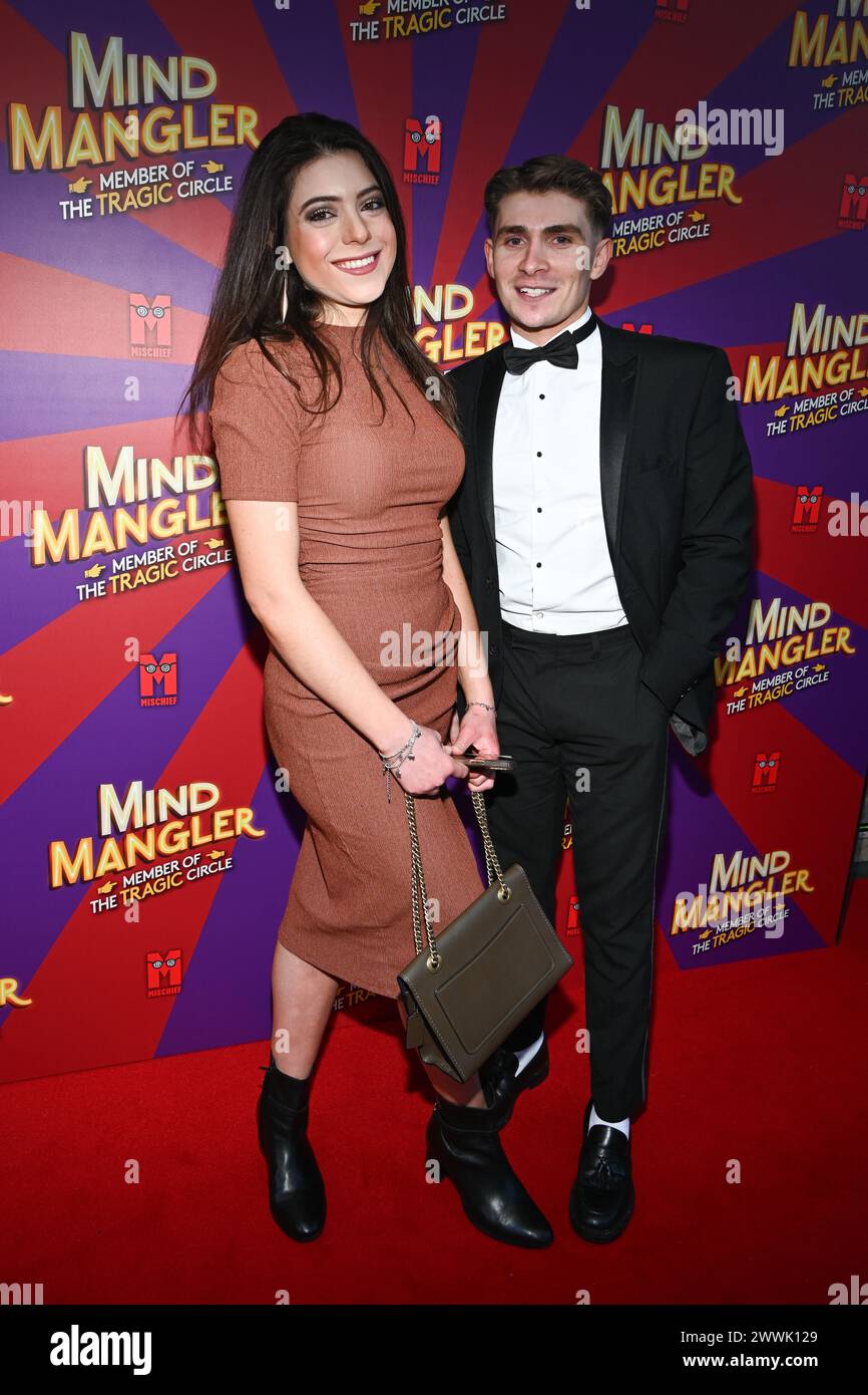 Londra, Regno Unito. 24 marzo 2024. A Gala Performance of Mind Mangler: Member of the Tragic Circle all'Apollo Theatre, Londra, Regno Unito. Credito: Vedi li/Picture Capital/Alamy Live News Foto Stock