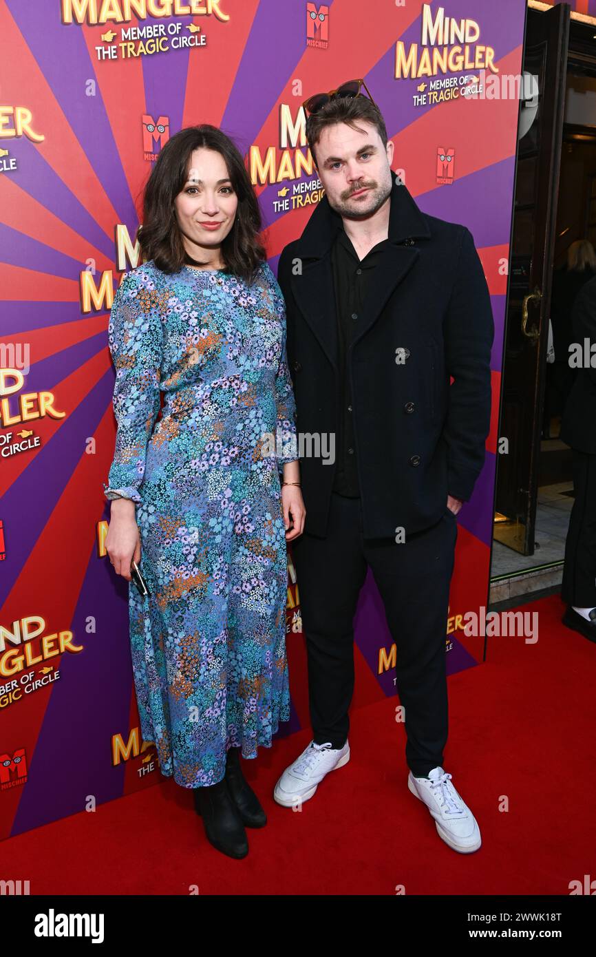 Londra, Regno Unito. 24 marzo 2024. A Gala Performance of Mind Mangler: Member of the Tragic Circle all'Apollo Theatre, Londra, Regno Unito. Credito: Vedi li/Picture Capital/Alamy Live News Foto Stock