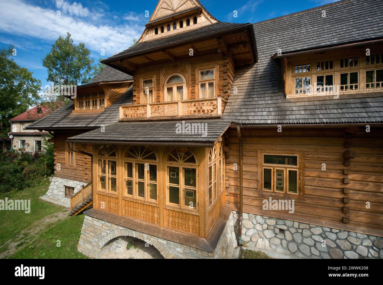 Villa Oksza, Zakopane, Polonia Foto Stock