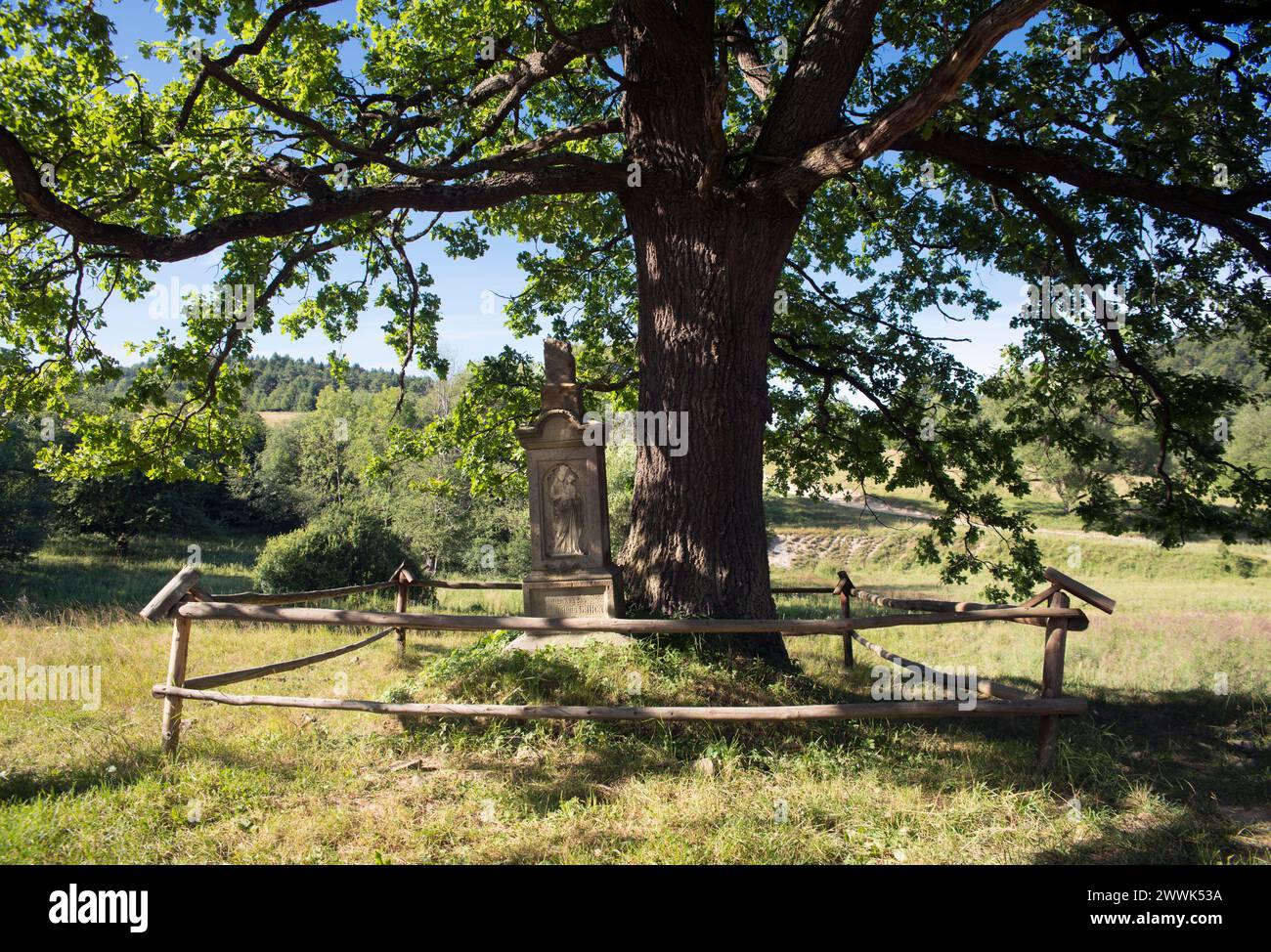 Villaggi abbandonati, regione di Lemko, Polonia orientale Foto Stock