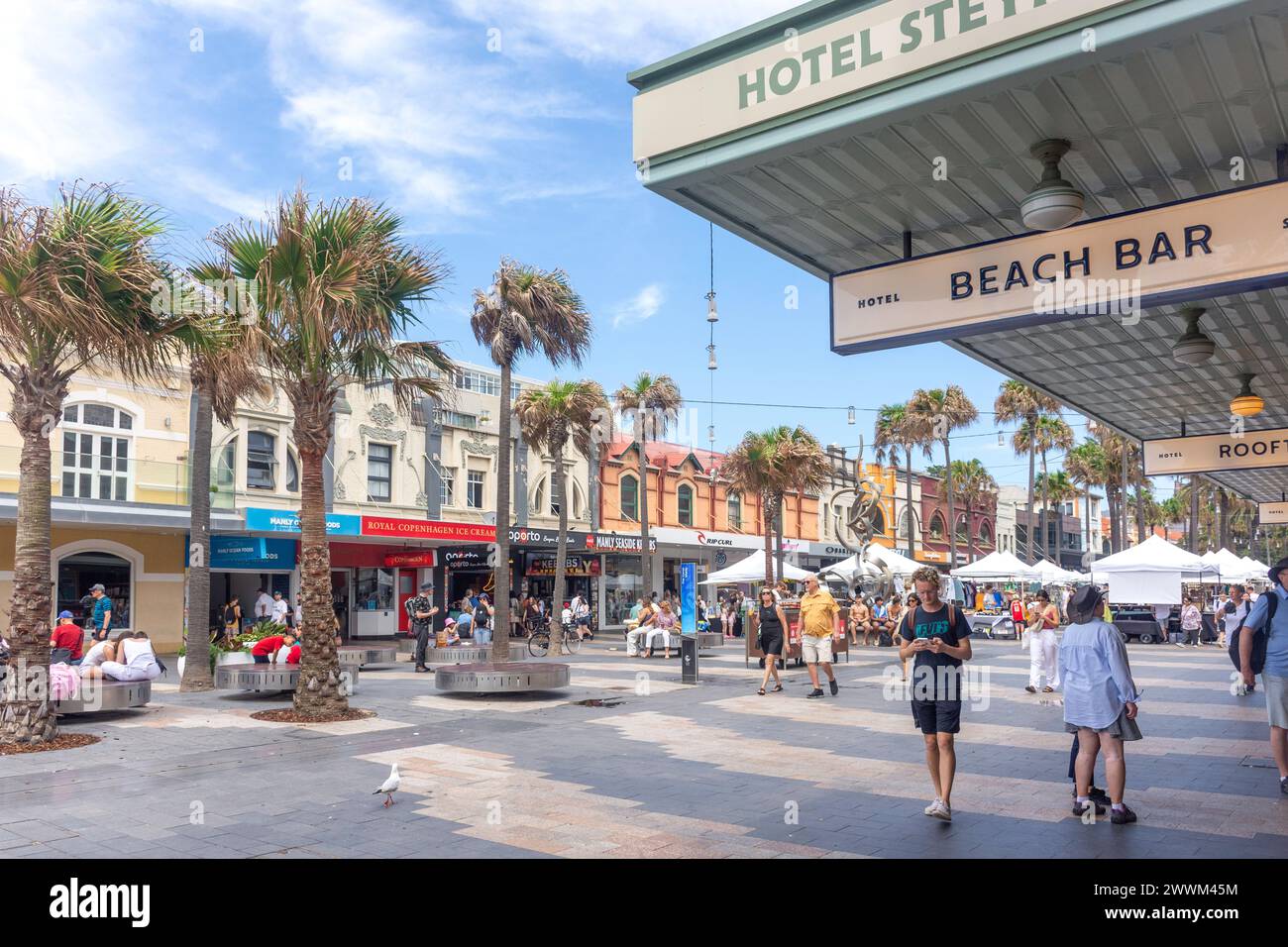 Corso, Manly, North Sydney, Sydney, New South Wales, Australia Foto Stock