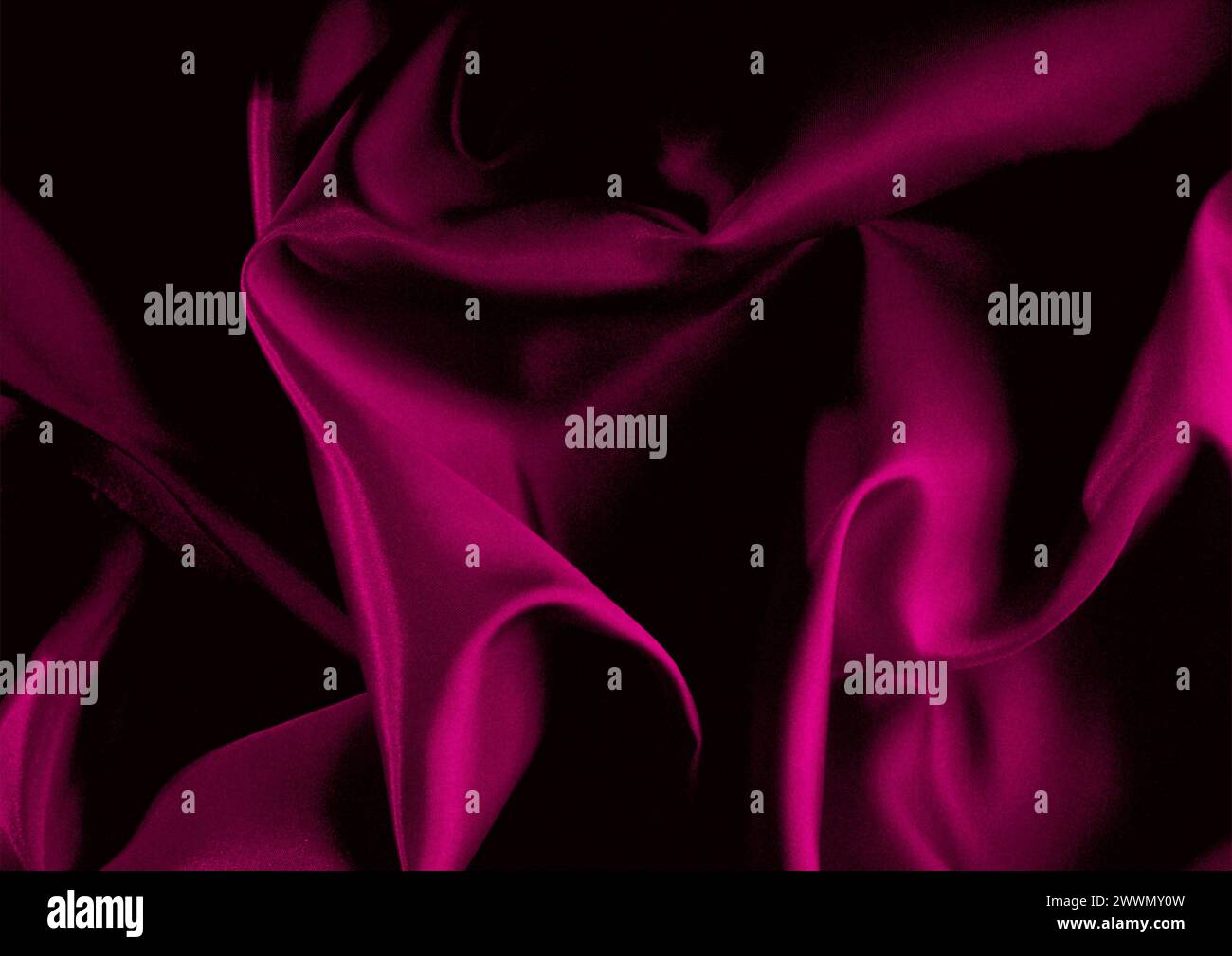 Vista ravvicinata con motivo in tessuto rosso, sfondo del materiale tessile Foto Stock