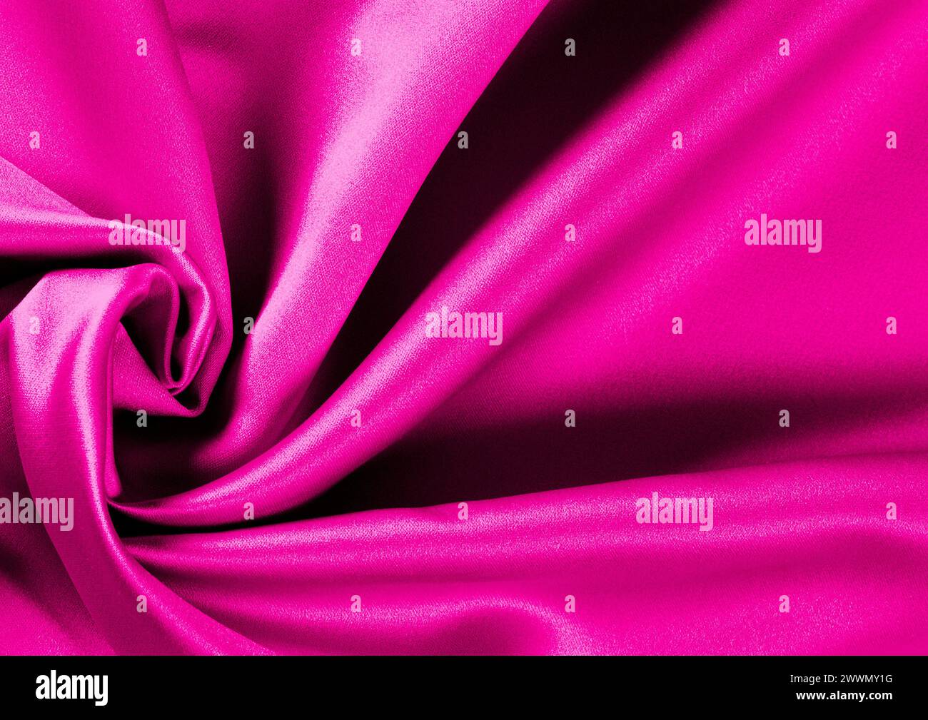 Vista ravvicinata con motivo in tessuto rosso, sfondo del materiale tessile Foto Stock