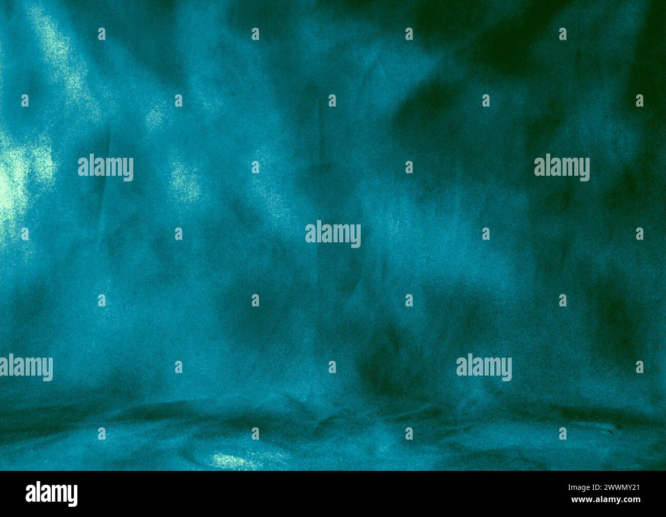 Vista ravvicinata con motivo in tessuto verde, sfondo del materiale tessile Foto Stock