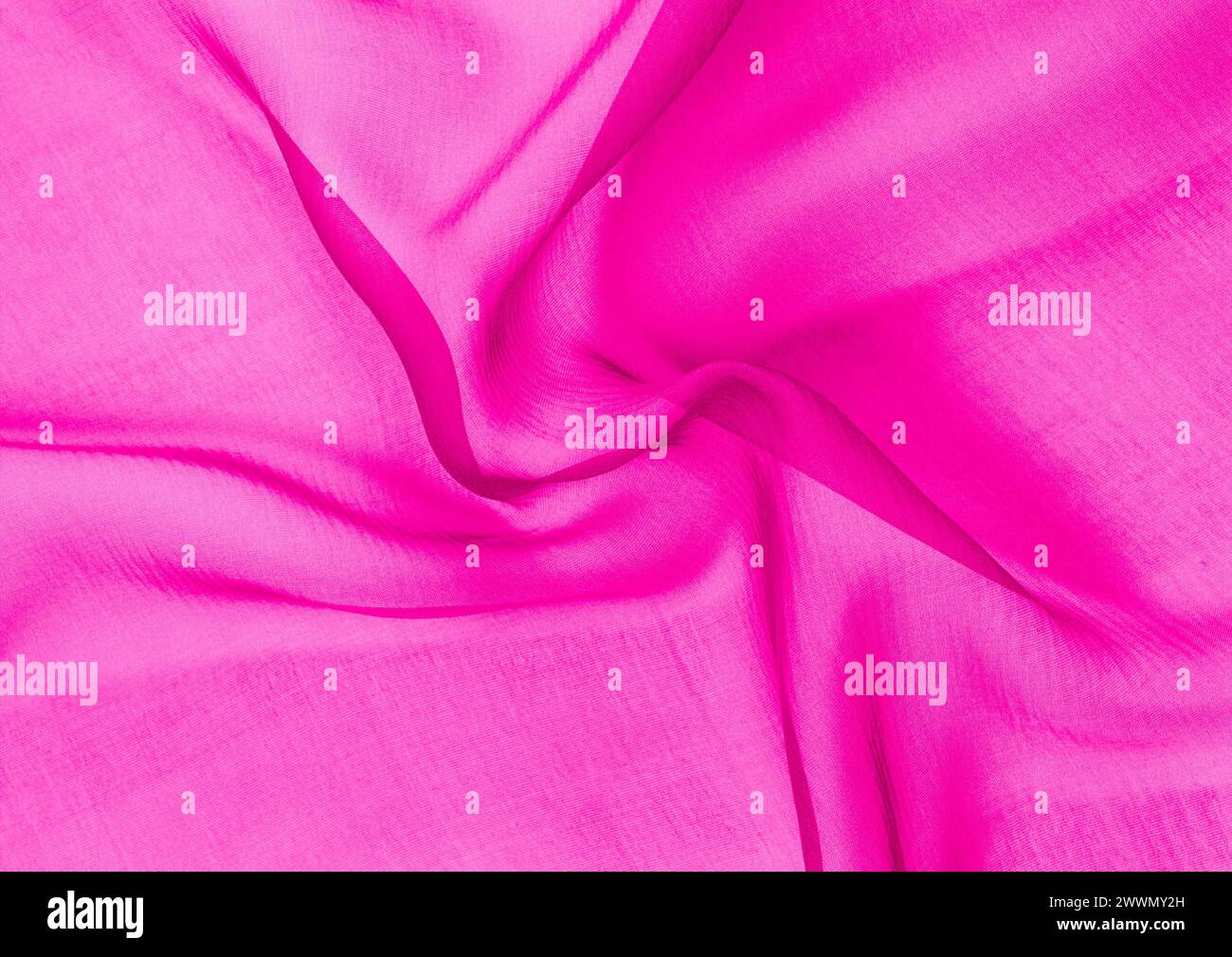 Vista ravvicinata con motivo in tessuto rosso, sfondo del materiale tessile Foto Stock