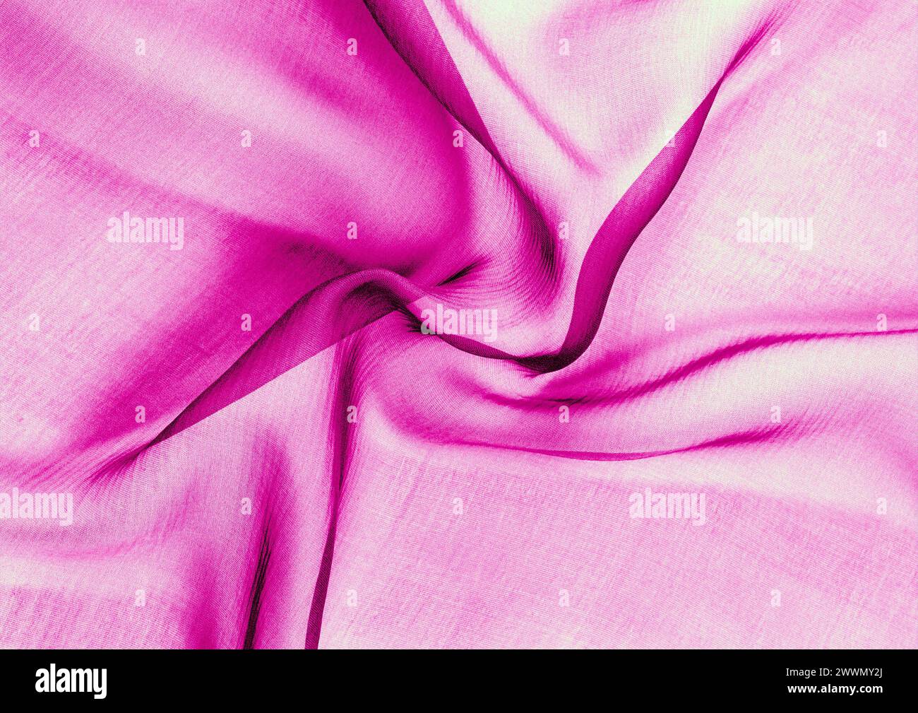 Vista ravvicinata con motivo in tessuto rosso, sfondo del materiale tessile Foto Stock