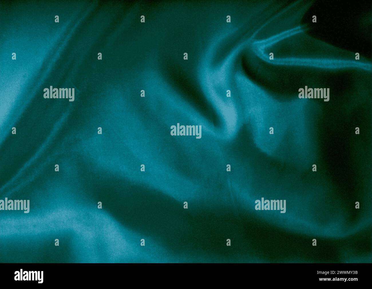 Vista ravvicinata con motivo in tessuto verde, sfondo del materiale tessile Foto Stock