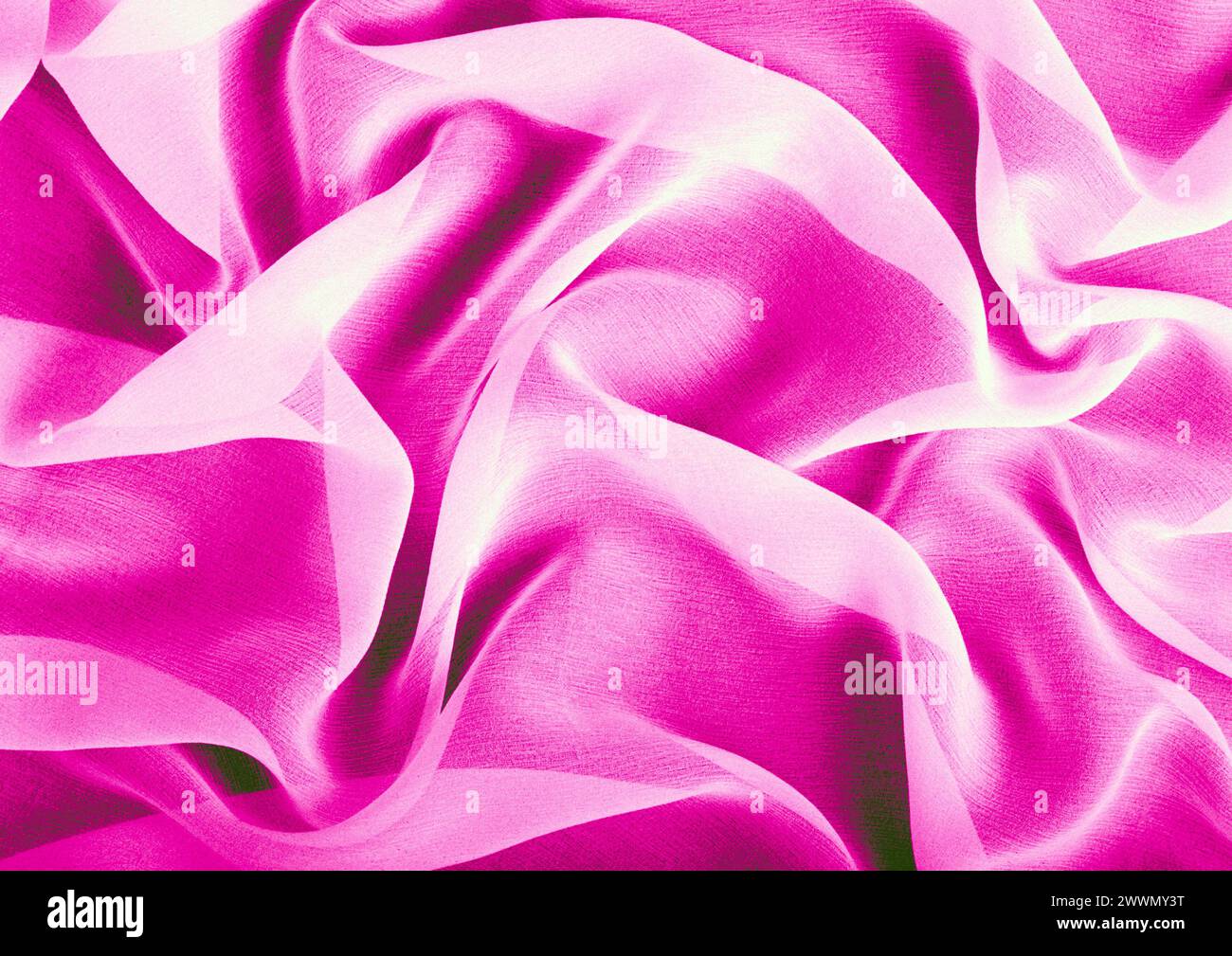 Vista ravvicinata con motivo in tessuto rosso, sfondo del materiale tessile Foto Stock