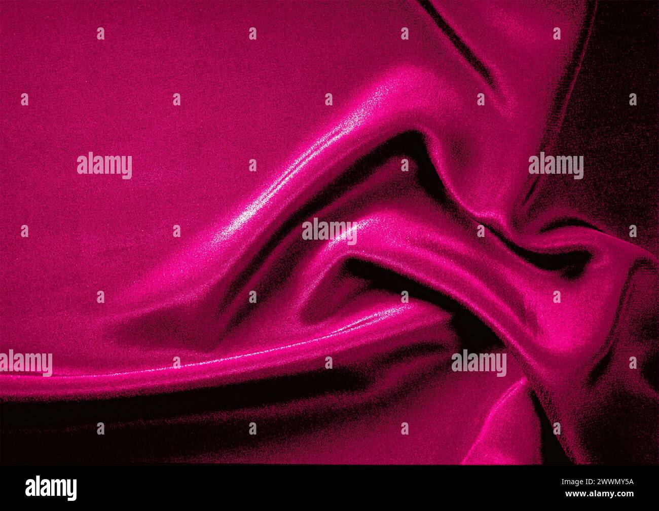 Vista ravvicinata con motivo in tessuto rosso, sfondo del materiale tessile Foto Stock