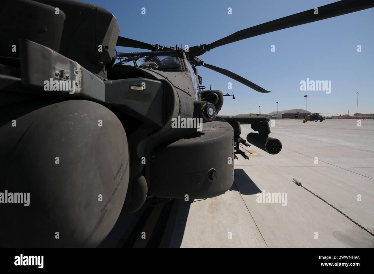 AH-64 Apache, Texas Foto Stock