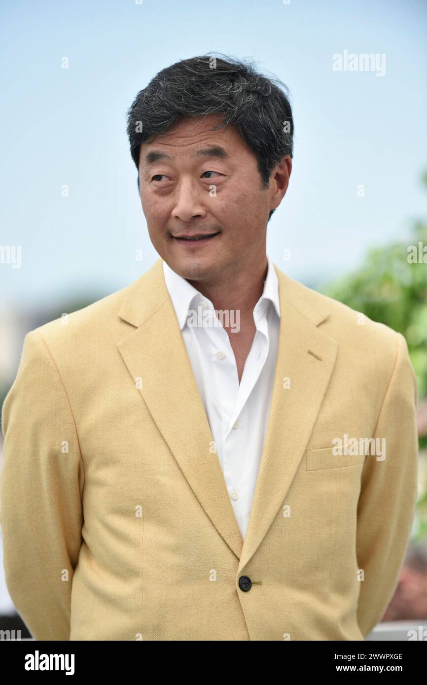 L'attore Stephen Park in posa durante la fotocall del film "Asteroid City" in occasione del Festival di Cannes del 24 maggio 2023 Foto Stock